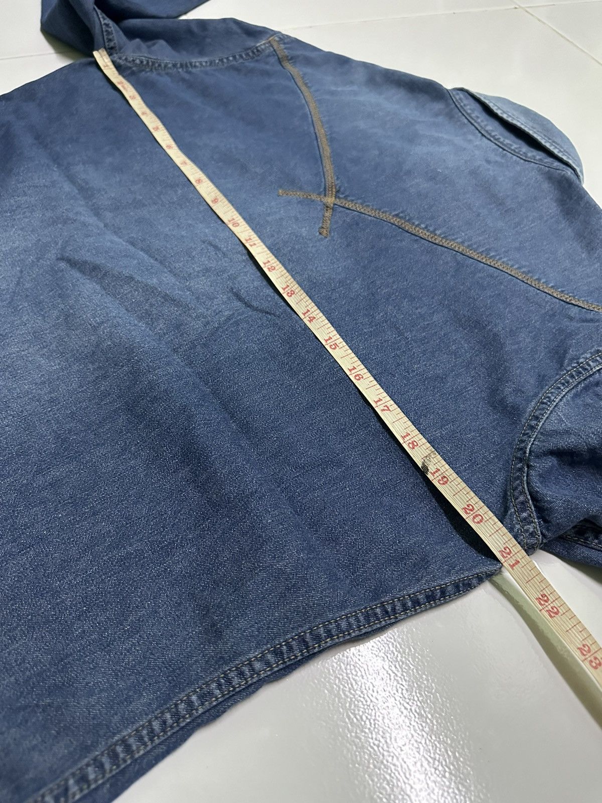 Japanese Brand × Vintage Gilevans western denim shirts Size US L / EU 52-54 / 3 - 5 Thumbnail