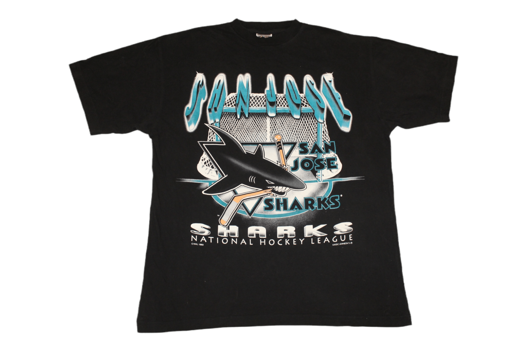 NBA USA 1993 San Jose Sharks by Magic Johnson T-Shirt Size US L / EU 52-54 / 3 - 1 Thumbnail