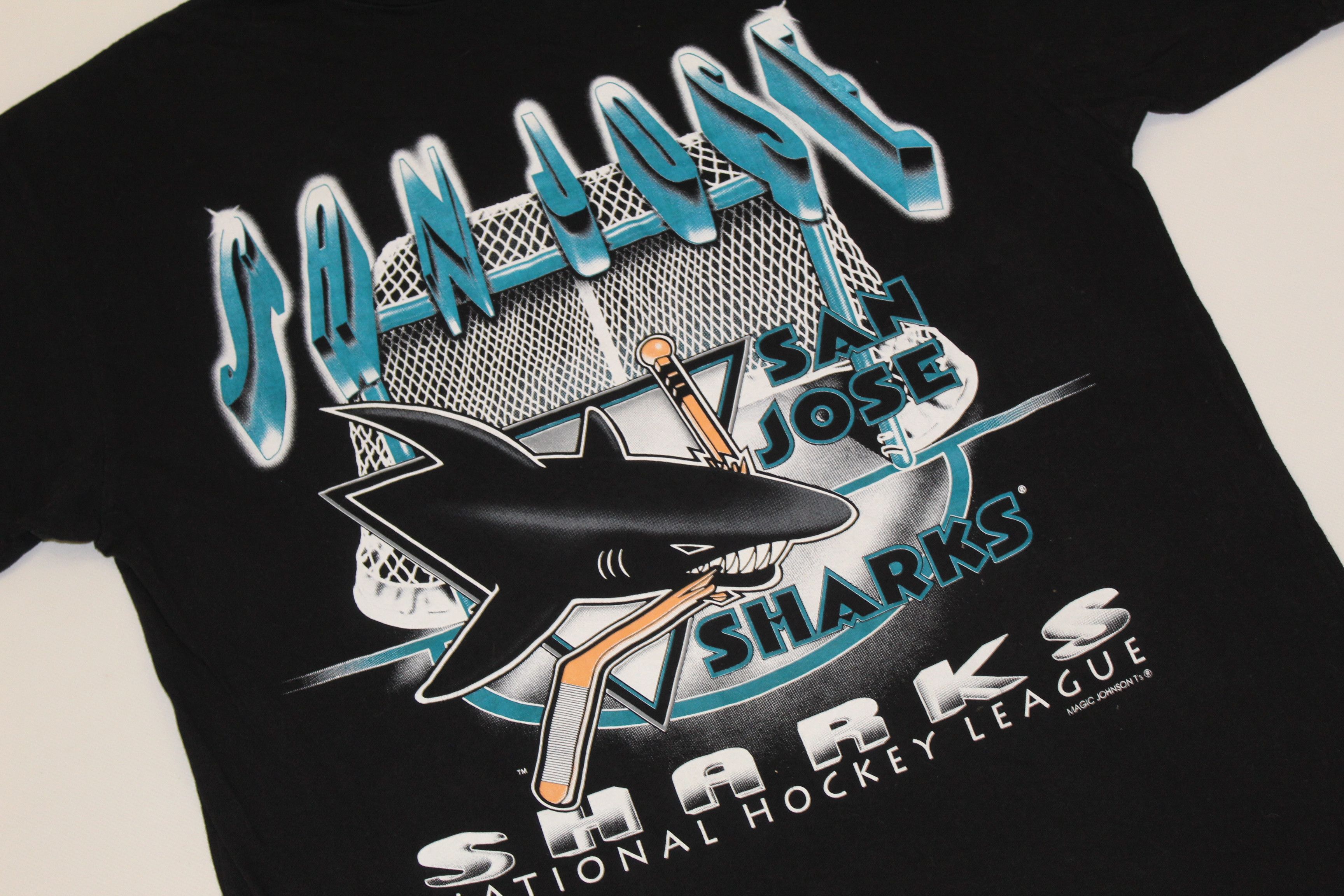 NBA USA 1993 San Jose Sharks by Magic Johnson T-Shirt Size US L / EU 52-54 / 3 - 2 Thumbnail