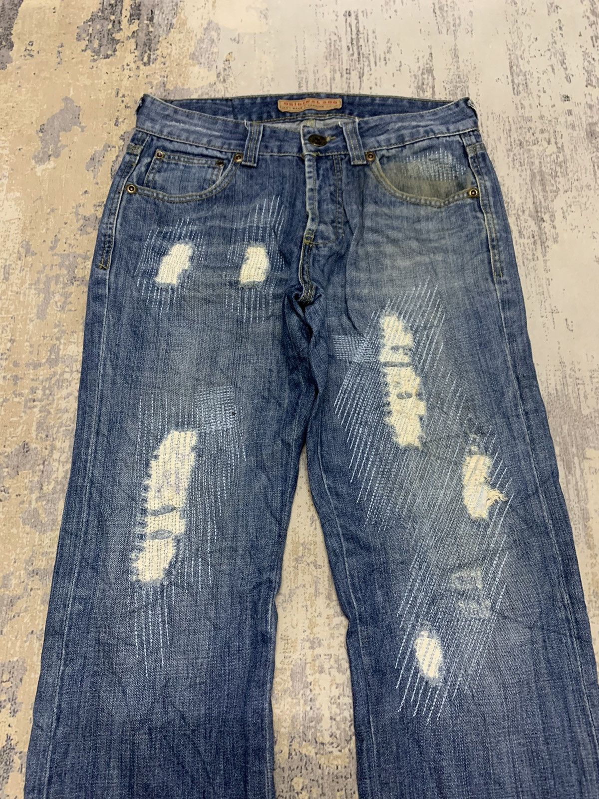 Japanese Brand Japanese Original Ado Patch Work Distressed Jeans 30x32.5 Size US 30 / EU 46 - 2 Thumbnail