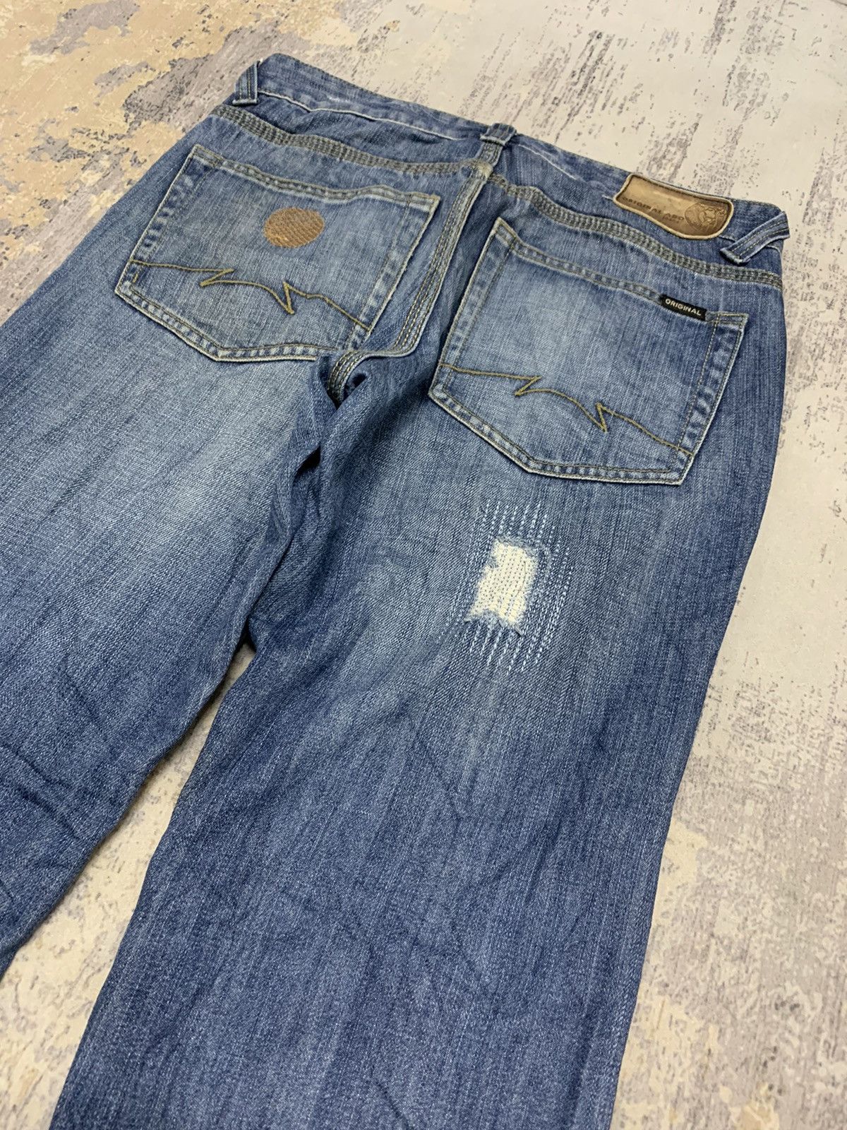 Japanese Brand Japanese Original Ado Patch Work Distressed Jeans 30x32.5 Size US 30 / EU 46 - 13 Thumbnail