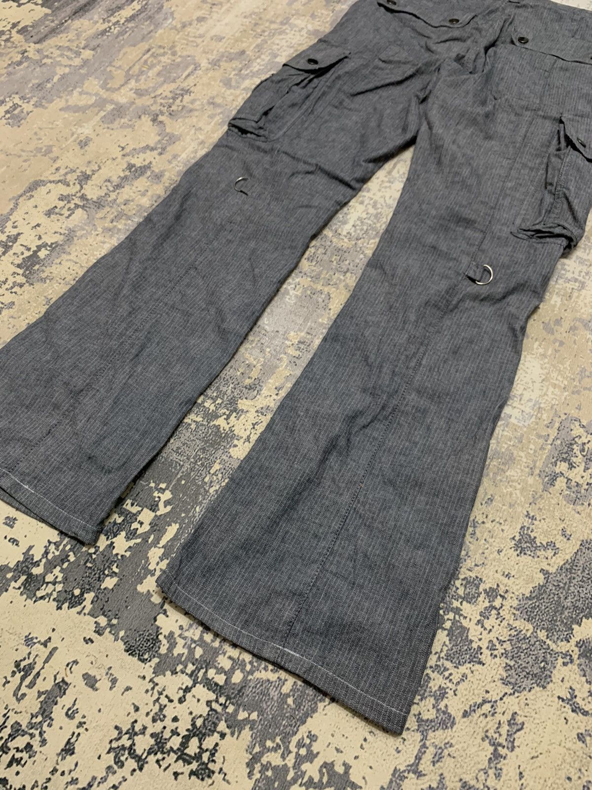If Six Was Nine Japanese Brand Semantic Design Utility Flare Cargo Pants Size US 33 - 11 Thumbnail