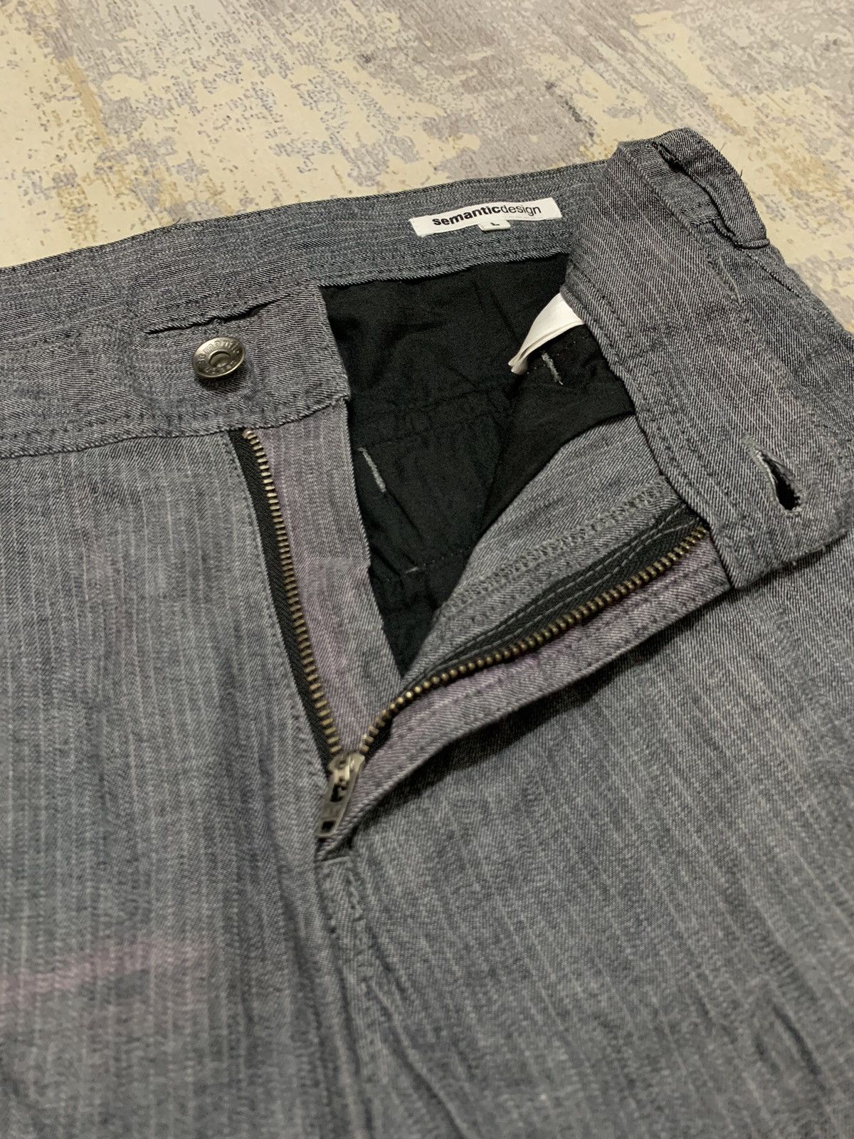 If Six Was Nine Japanese Brand Semantic Design Utility Flare Cargo Pants Size US 33 - 8 Thumbnail