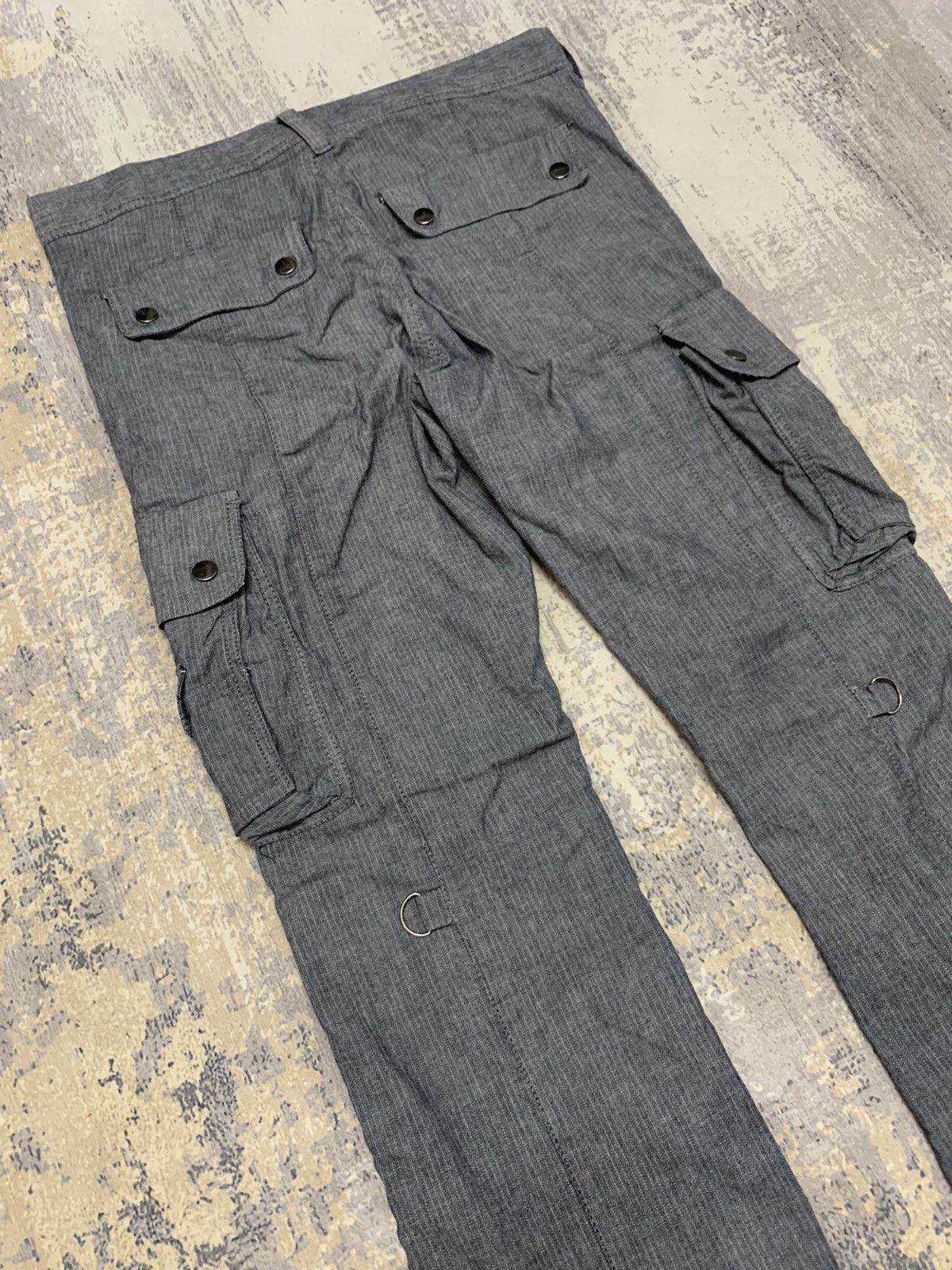 If Six Was Nine Japanese Brand Semantic Design Utility Flare Cargo Pants Size US 33 - 10 Thumbnail