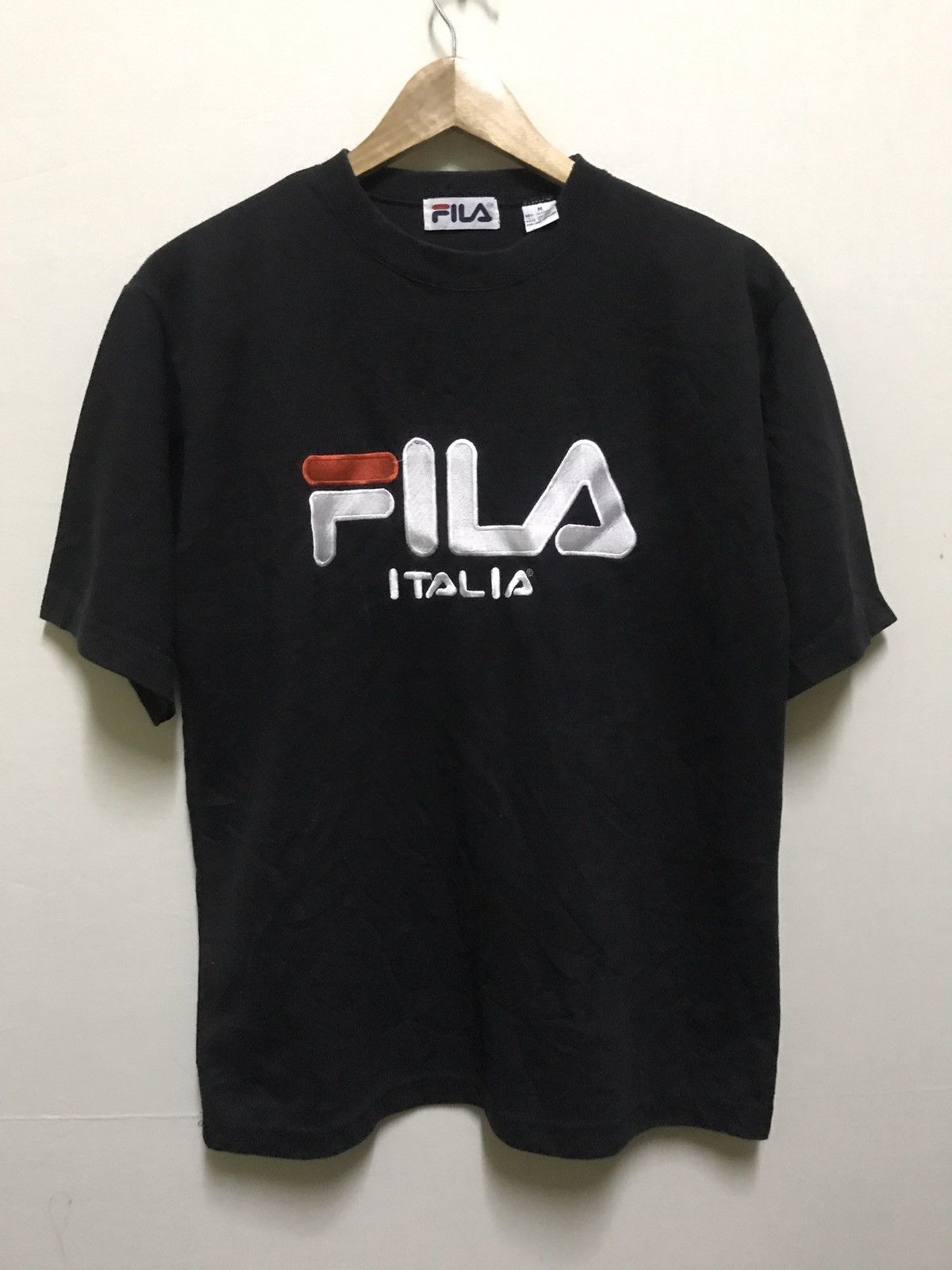 Fila Fila Italia Big Logo Short Sleeve Vintage Embroidery Size US M / EU 48-50 / 2 - 1 Thumbnail