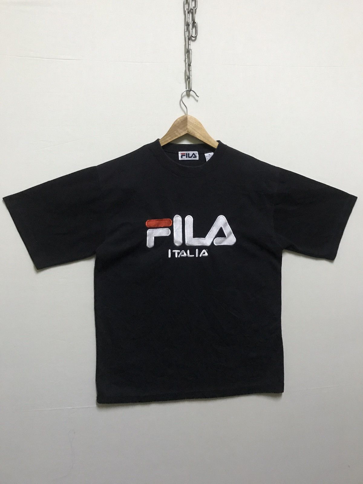 Fila Fila Italia Big Logo Short Sleeve Vintage Embroidery Size US M / EU 48-50 / 2 - 5 Thumbnail
