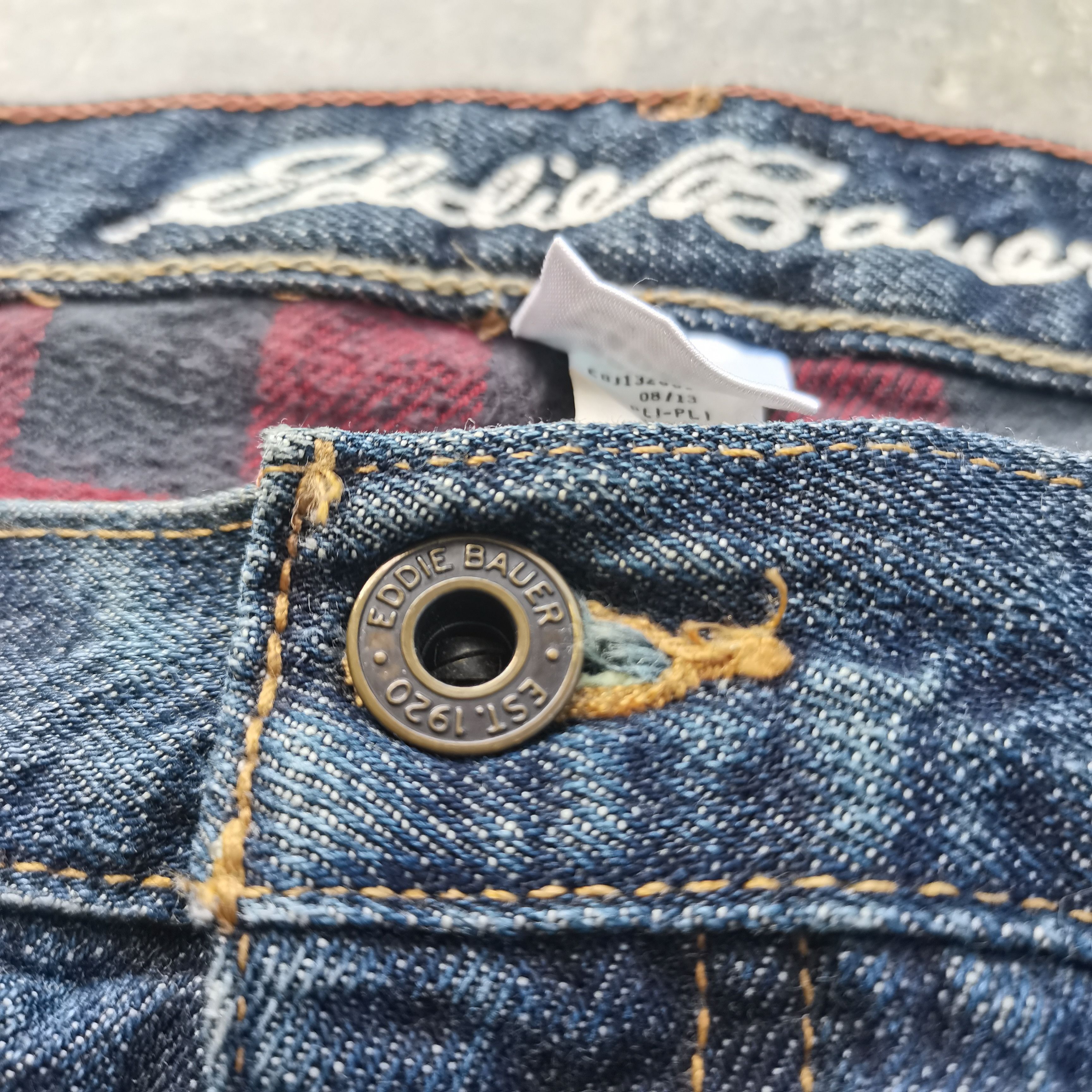 Eddie Bauer × Japanese Brand × Vintage Archive🔥EDDY BOUER Big Size Denim Pants Size US 38 / EU 54 - 7 Thumbnail