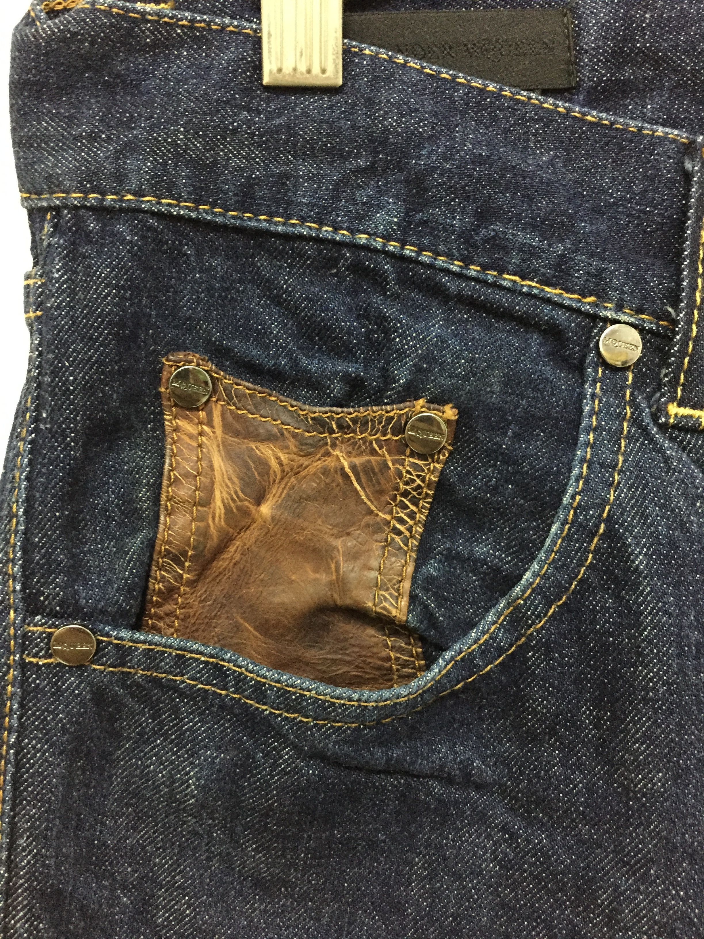 Alexander McQueen Embroidered logo leather coin pocket denim Size US 32 / EU 48 - 7 Thumbnail