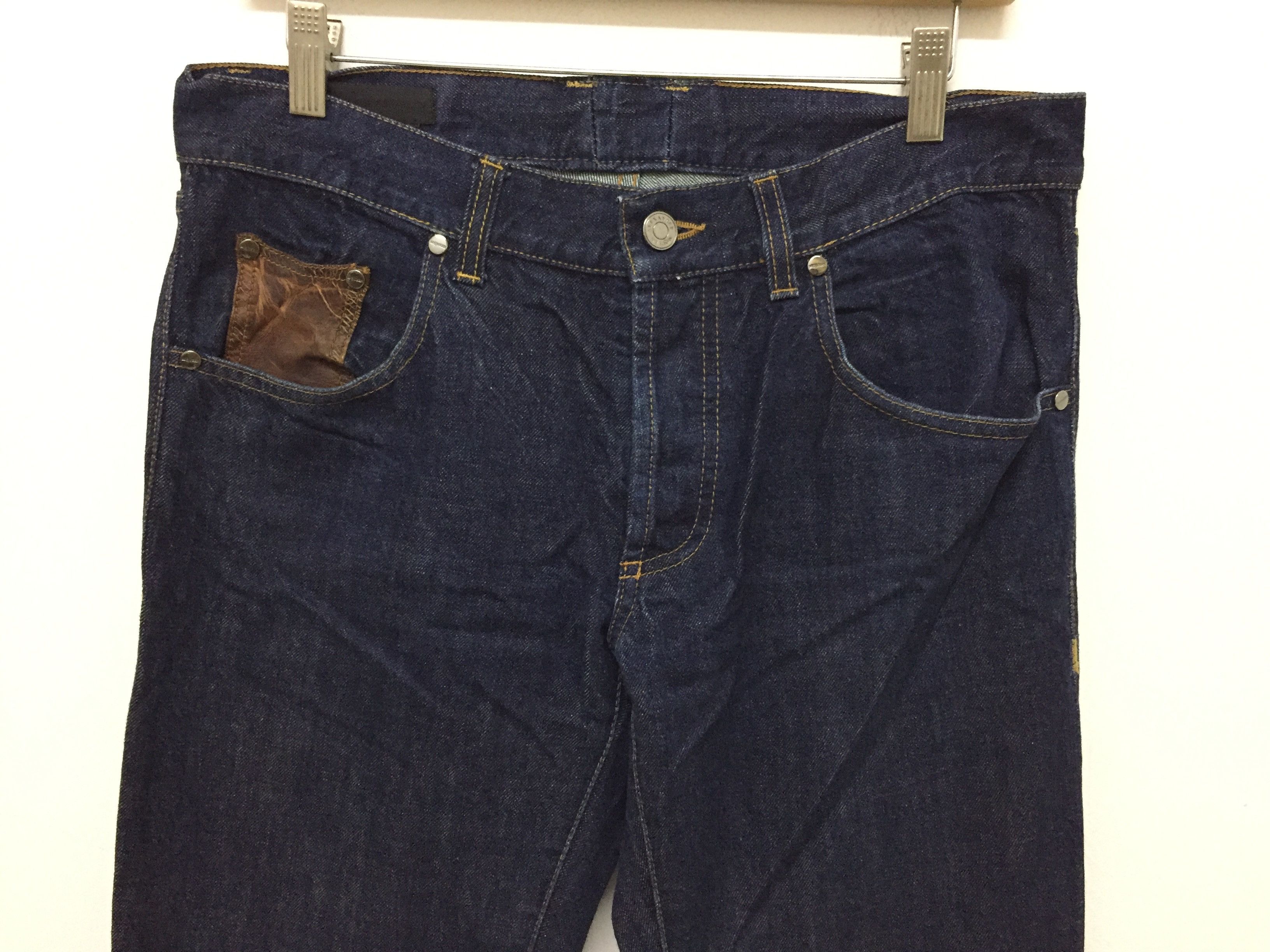 Alexander McQueen Embroidered logo leather coin pocket denim Size US 32 / EU 48 - 6 Thumbnail