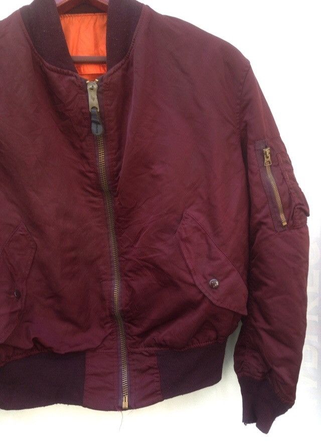 Alpha Industries Perfect Condition Vintage Alpha Industries Flight Jacket g5 Size US L / EU 52-54 / 3 - 2 Thumbnail