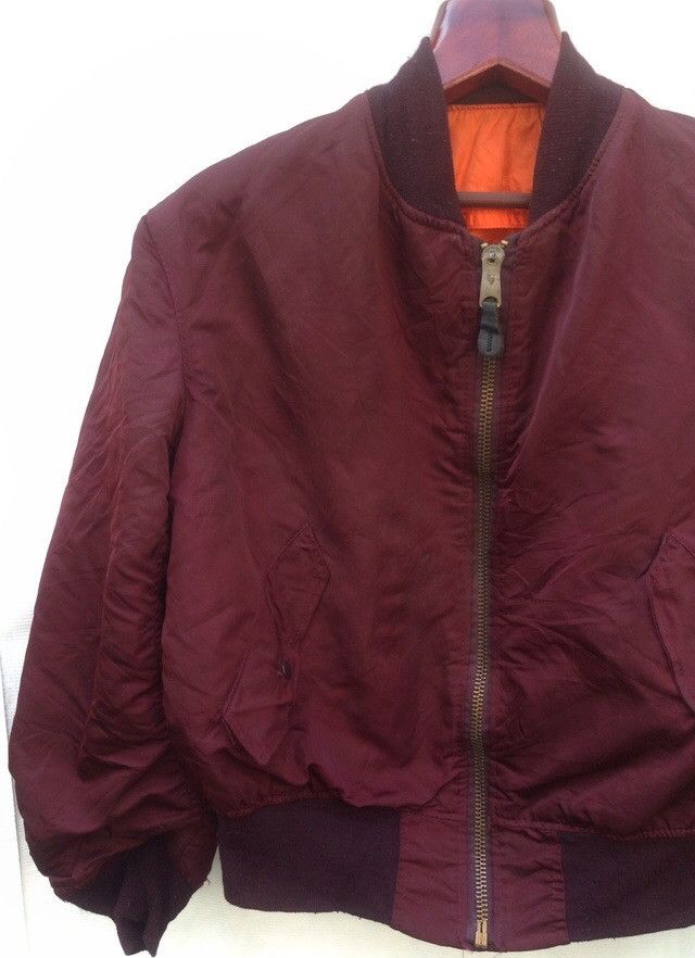 Alpha Industries Perfect Condition Vintage Alpha Industries Flight Jacket g5 Size US L / EU 52-54 / 3 - 3 Thumbnail