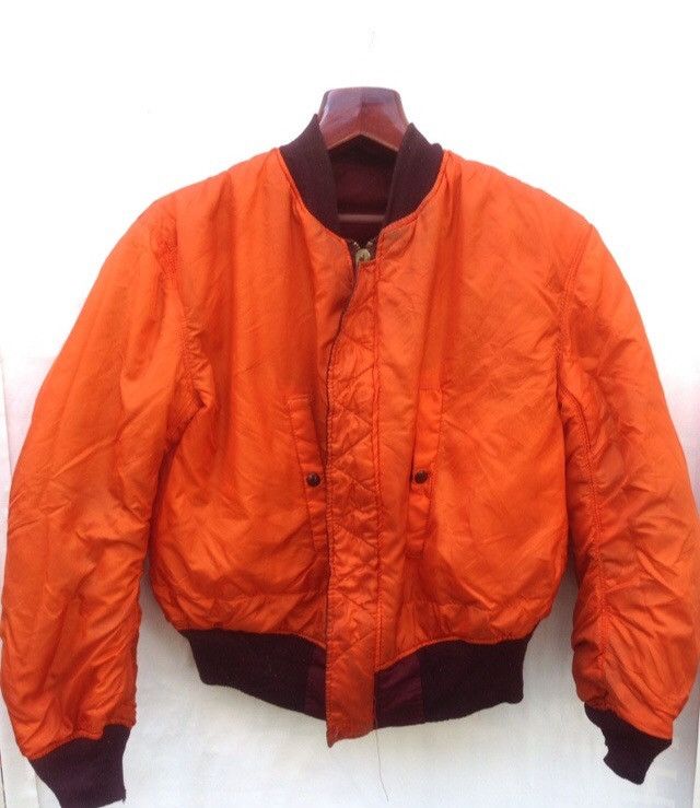 Alpha Industries Perfect Condition Vintage Alpha Industries Flight Jacket g5 Size US L / EU 52-54 / 3 - 12 Thumbnail