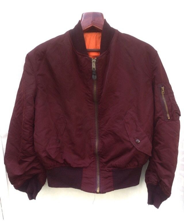 Alpha Industries Perfect Condition Vintage Alpha Industries Flight Jacket g5 Size US L / EU 52-54 / 3 - 1 Thumbnail
