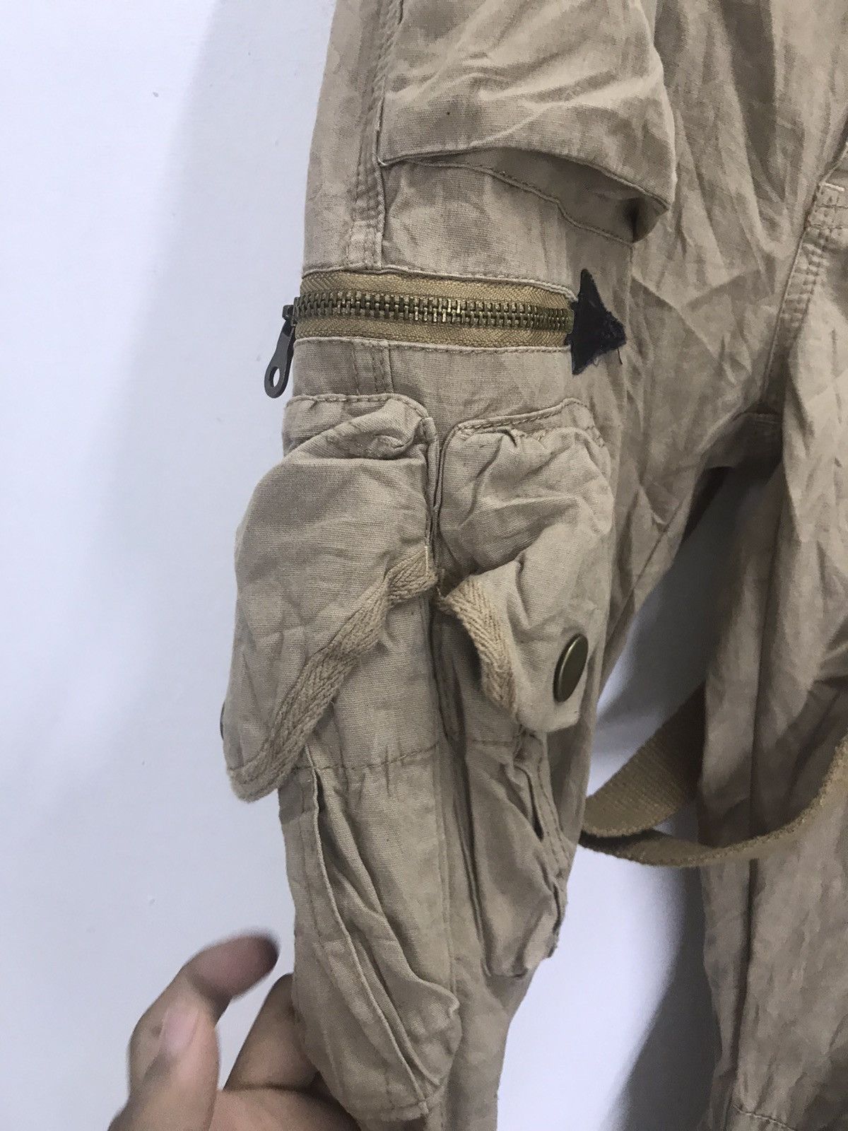 Japanese Brand × Seditionaries Clone Dev Cargo multipocket drawstring pants Size US 34 / EU 50 - 3 Thumbnail