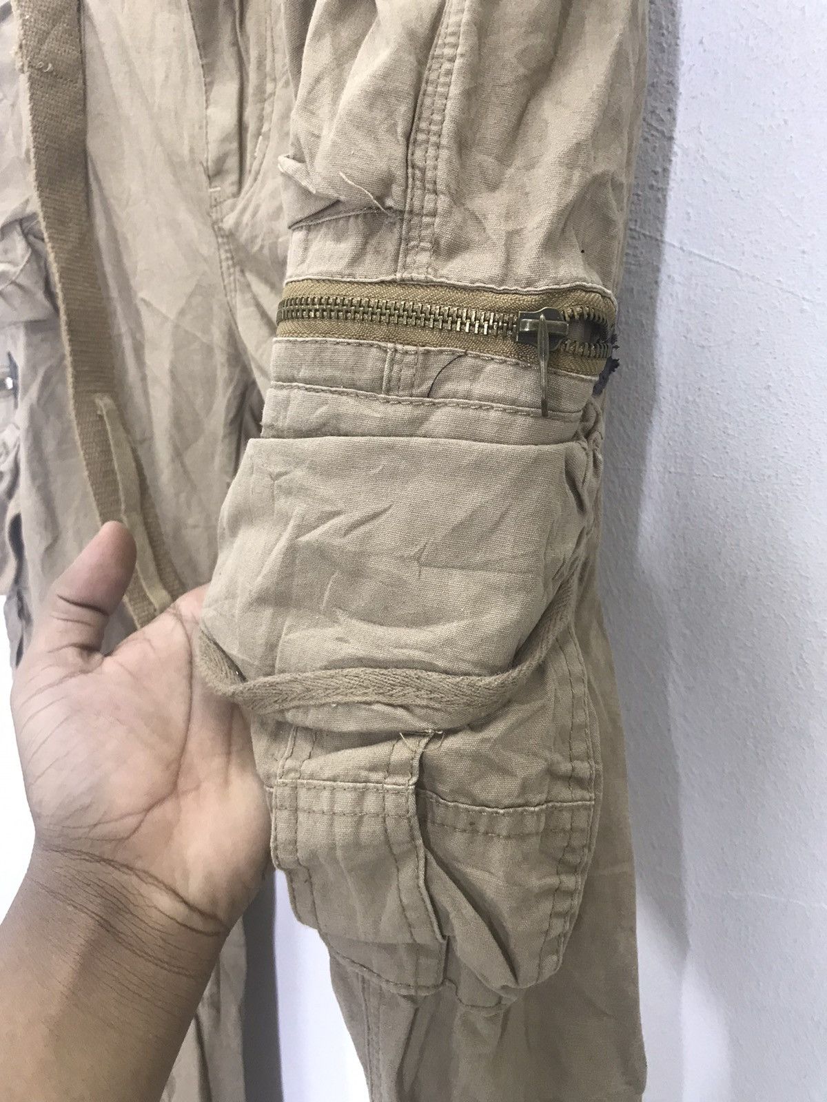 Japanese Brand × Seditionaries Clone Dev Cargo multipocket drawstring pants Size US 34 / EU 50 - 2 Thumbnail