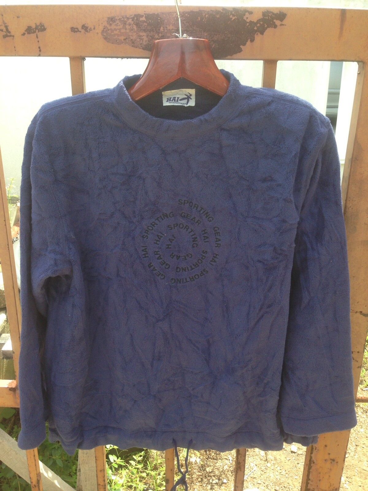 Pre-owned Issey Miyake Hai Sporting Gear Fleece Sweatshirts  Men In Blue