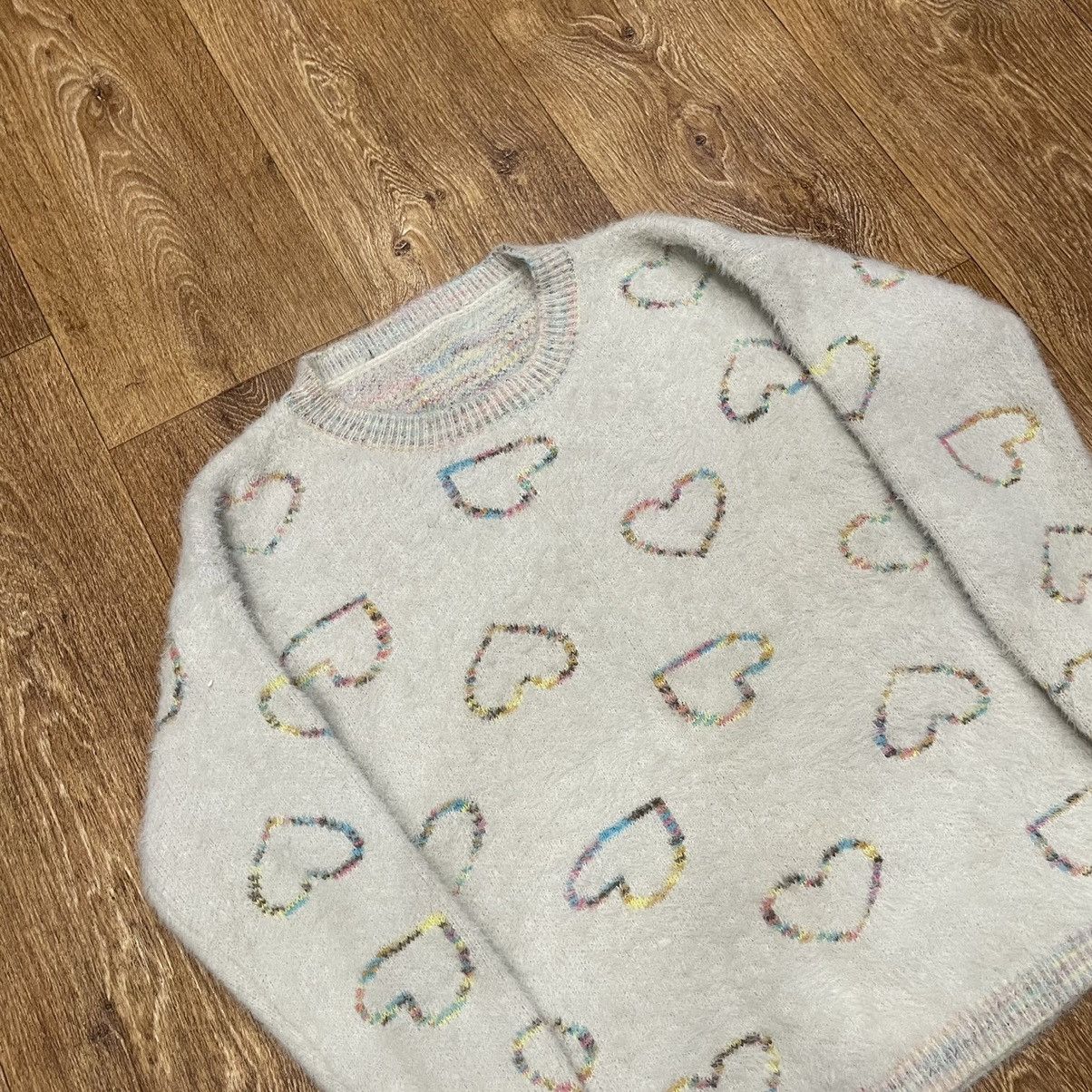 Vintage Vintage Y2K Heart All Over Print Sweater Indie Faded Baggy M Size US M / EU 48-50 / 2 - 5 Thumbnail