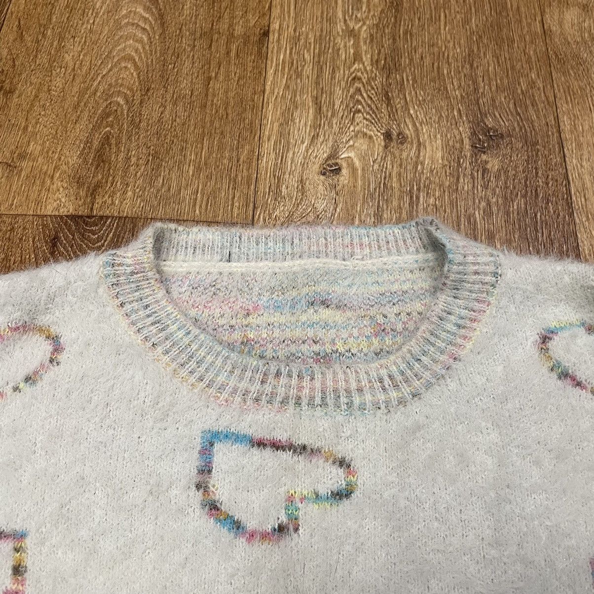 Vintage Vintage Y2K Heart All Over Print Sweater Indie Faded Baggy M Size US M / EU 48-50 / 2 - 6 Thumbnail