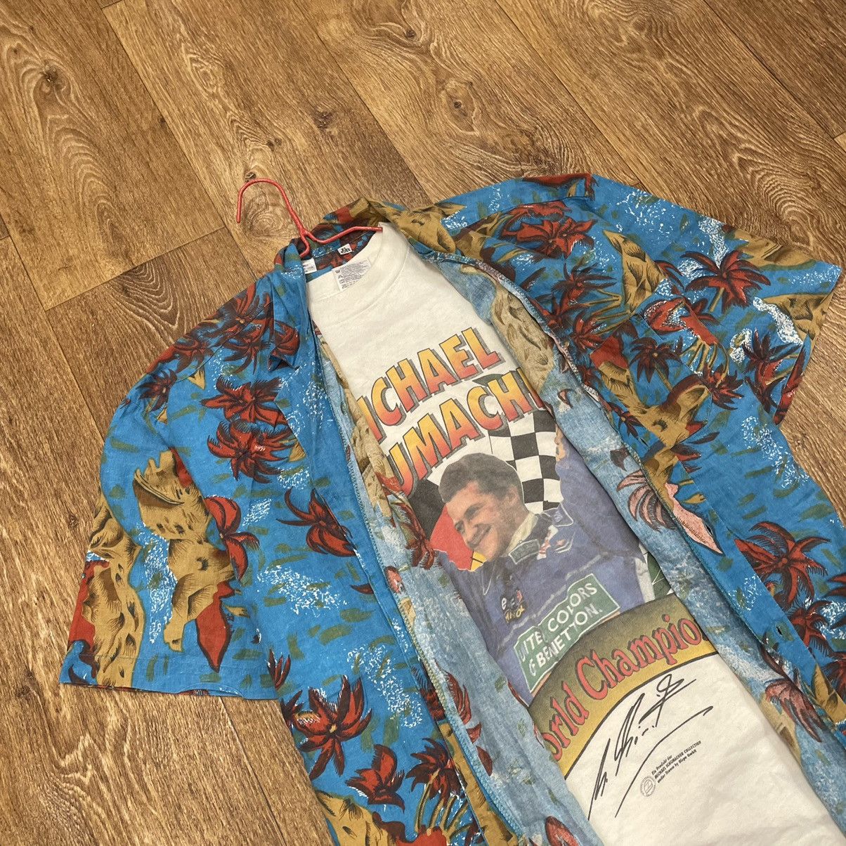 Vintage Vintage 90s Floral All Over Print Graphic Tee Streetwear XL Size US XL / EU 56 / 4 - 6 Thumbnail
