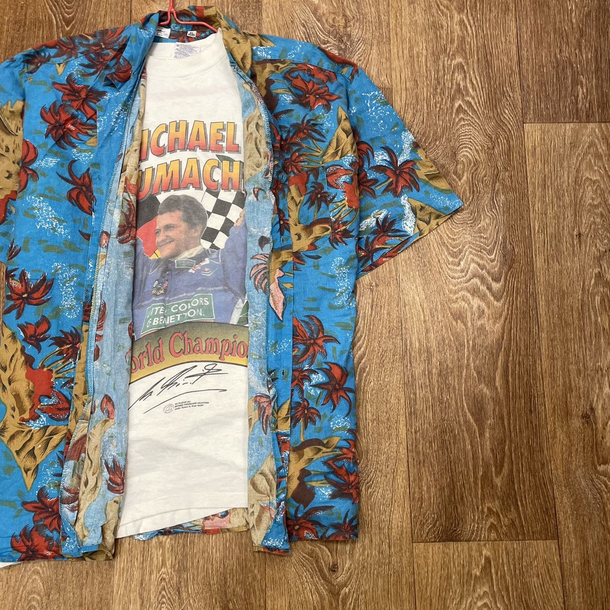 Vintage Vintage 90s Floral All Over Print Graphic Tee Streetwear XL Size US XL / EU 56 / 4 - 2 Thumbnail