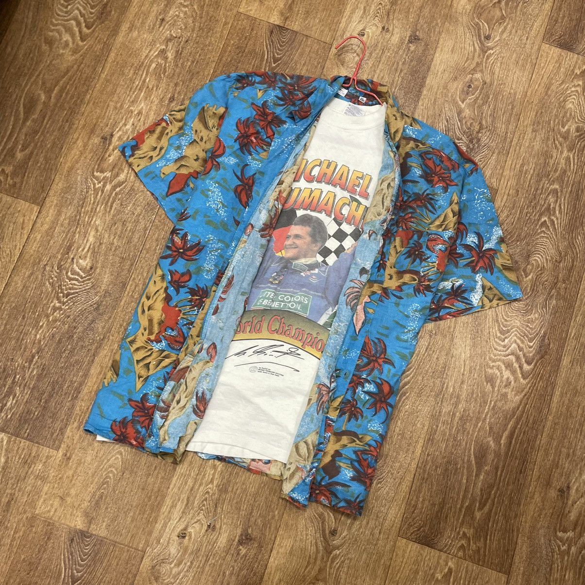 Vintage Vintage 90s Floral All Over Print Graphic Tee Streetwear XL Size US XL / EU 56 / 4 - 3 Thumbnail