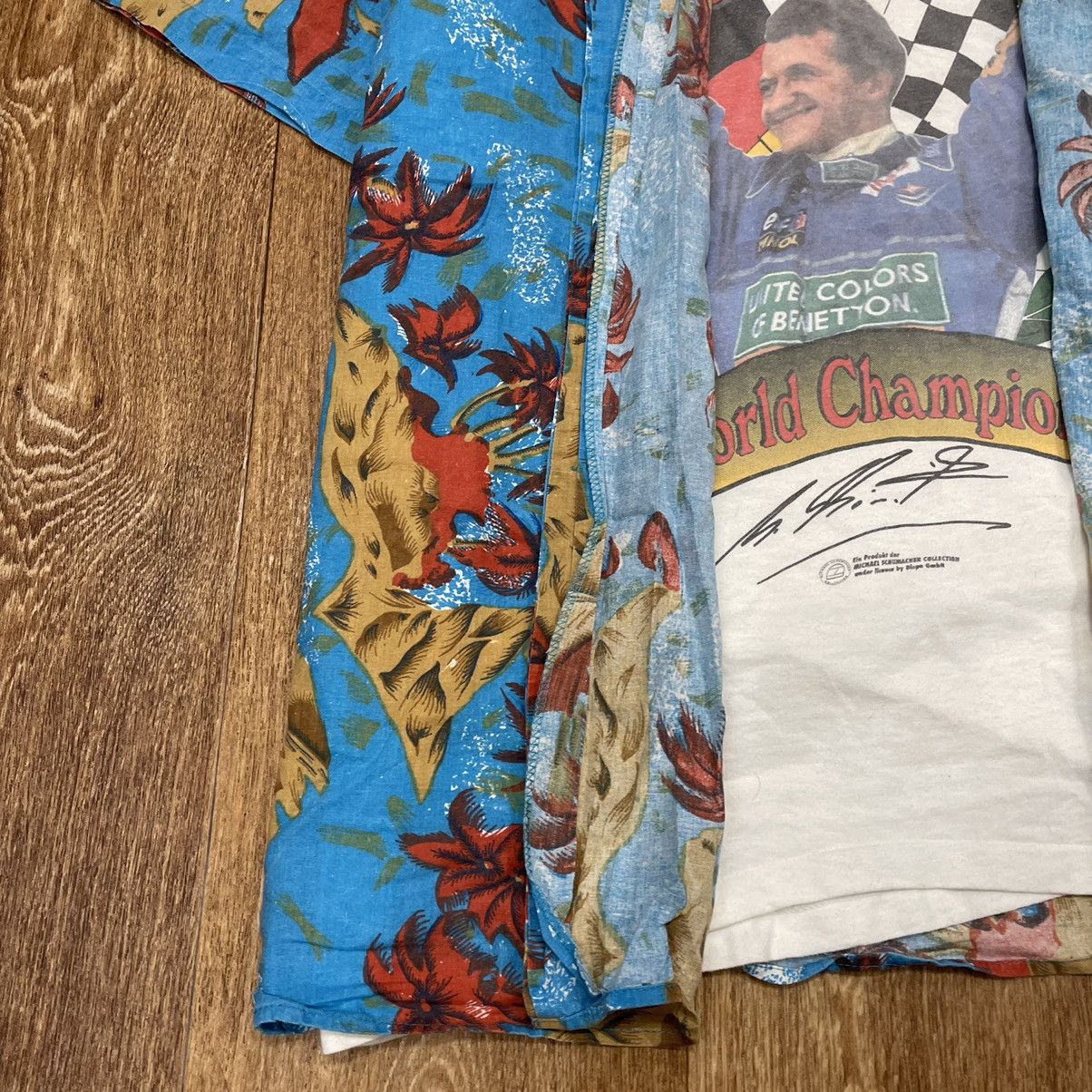 Vintage Vintage 90s Floral All Over Print Graphic Tee Streetwear XL Size US XL / EU 56 / 4 - 4 Thumbnail