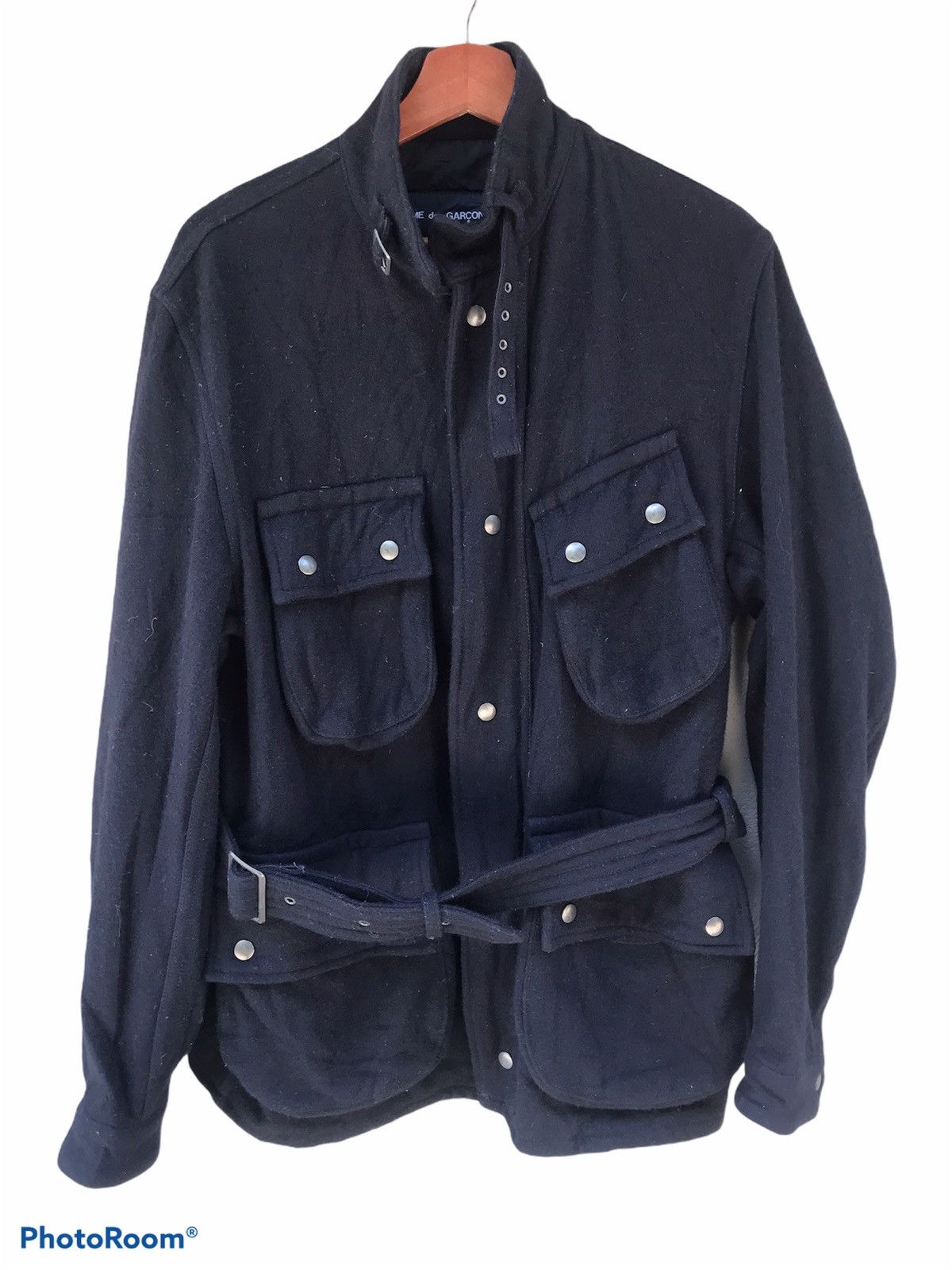 Comme des Garcons Homme Plus Archival AD2004 Comme des garcons homme wool tactical jacket Size US M / EU 48-50 / 2 - 1 Thumbnail
