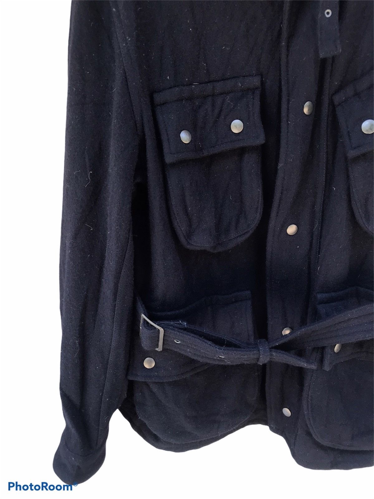 Comme des Garcons Homme Plus Archival AD2004 Comme des garcons homme wool tactical jacket Size US M / EU 48-50 / 2 - 2 Thumbnail