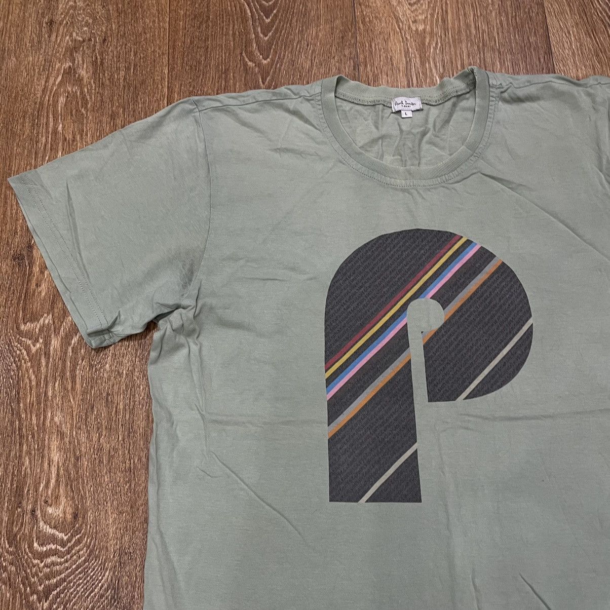Vintage Vintage Paul Smith Sun Faded Graphic Tee Streetwear Slim L Size US L / EU 52-54 / 3 - 5 Thumbnail
