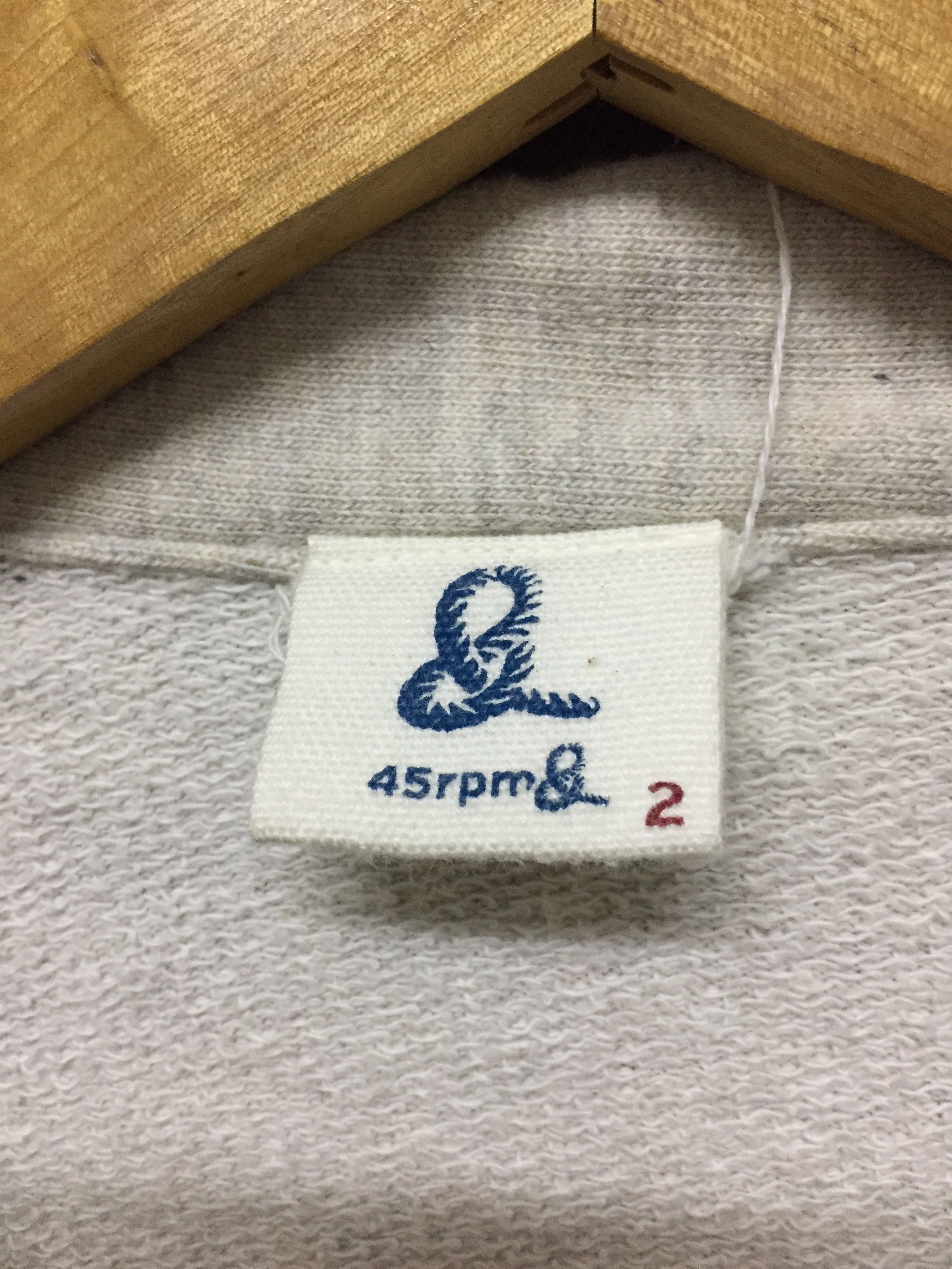 45rpm loopwheeler Iconic R logo sweat Size US S / EU 44-46 / 1 - 11 Thumbnail