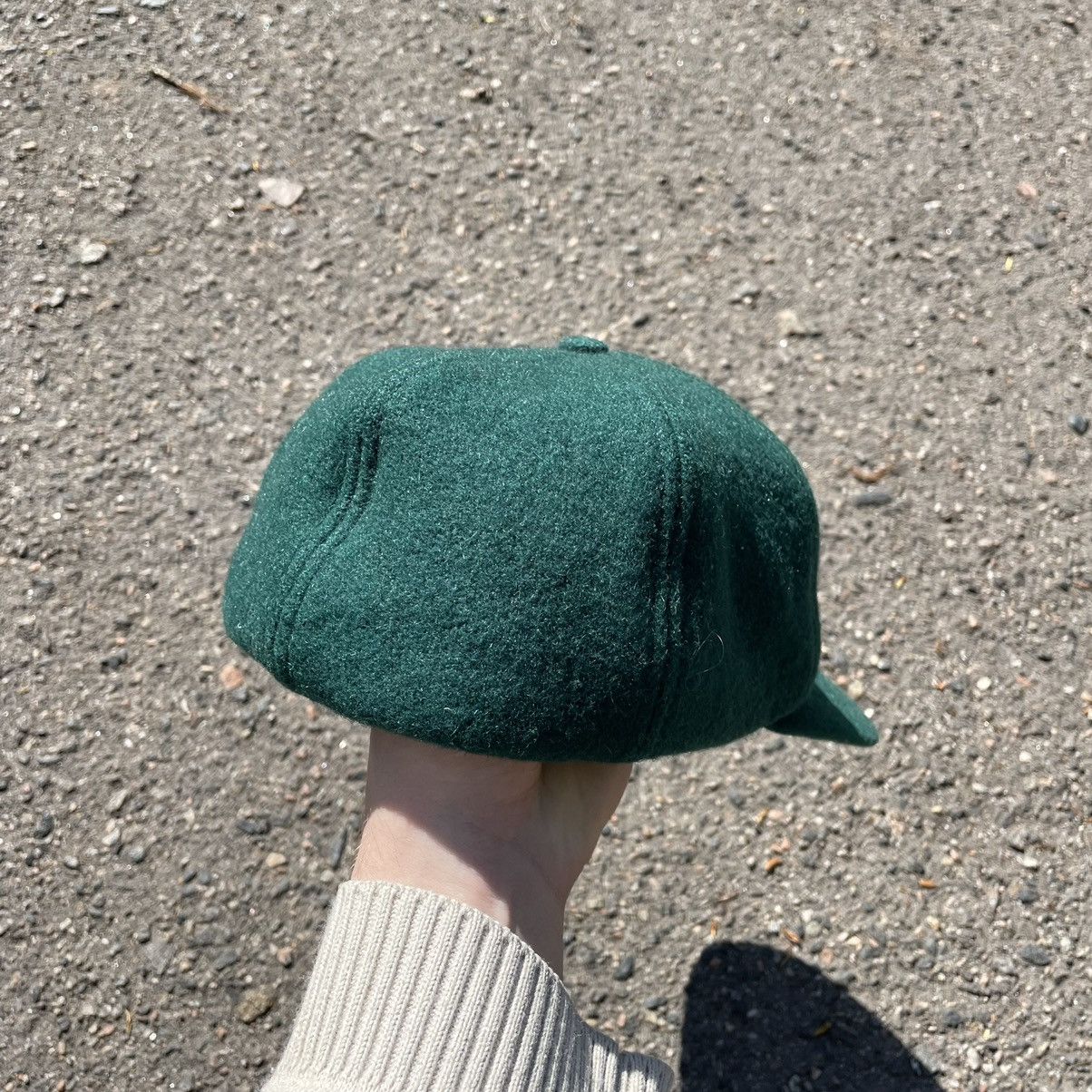 Vintage Vintage 90s Bogner Wool Cap Hat Forest Green Wide Leg OS Size ONE SIZE - 2 Thumbnail