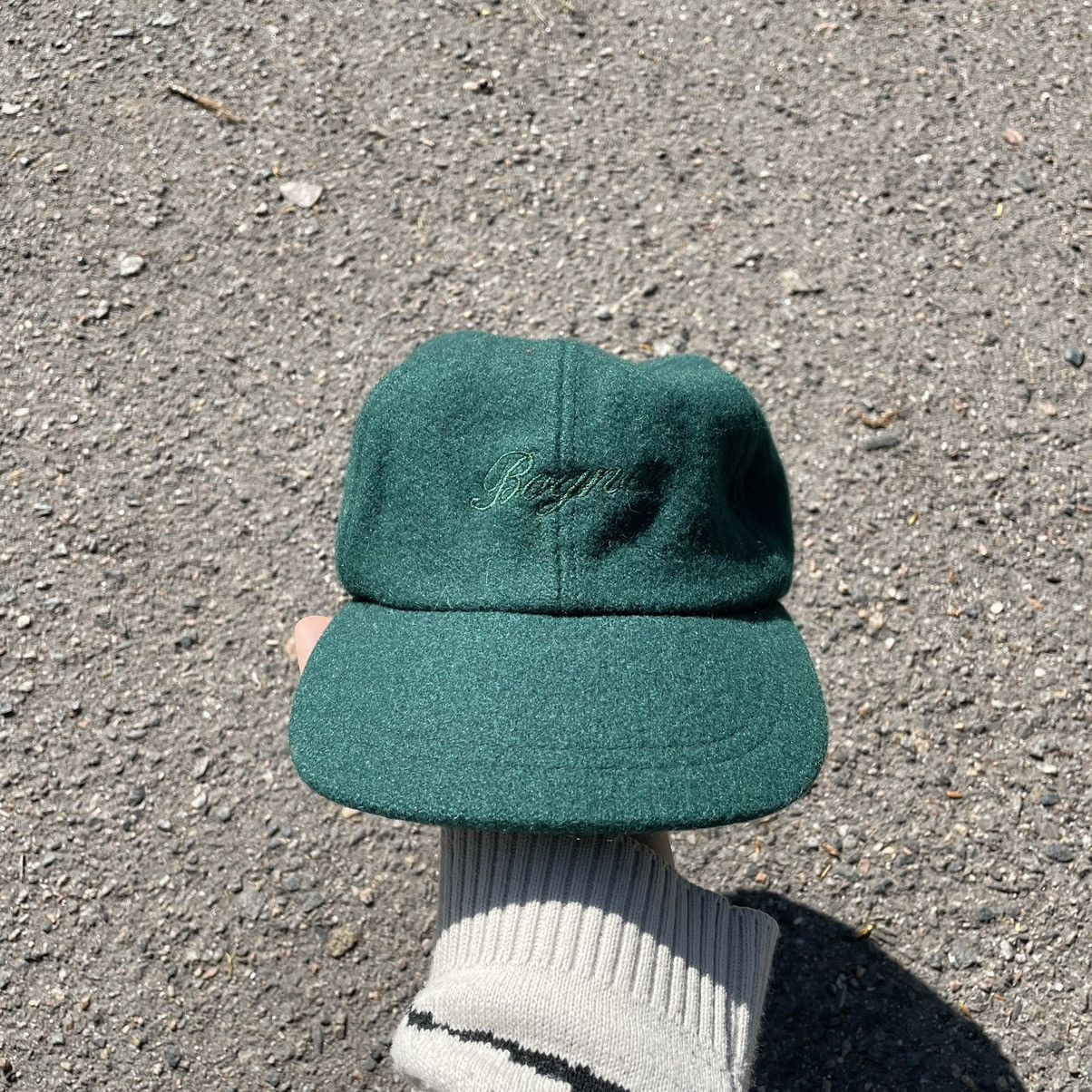 Vintage Vintage 90s Bogner Wool Cap Hat Forest Green Wide Leg OS Size ONE SIZE - 1 Thumbnail