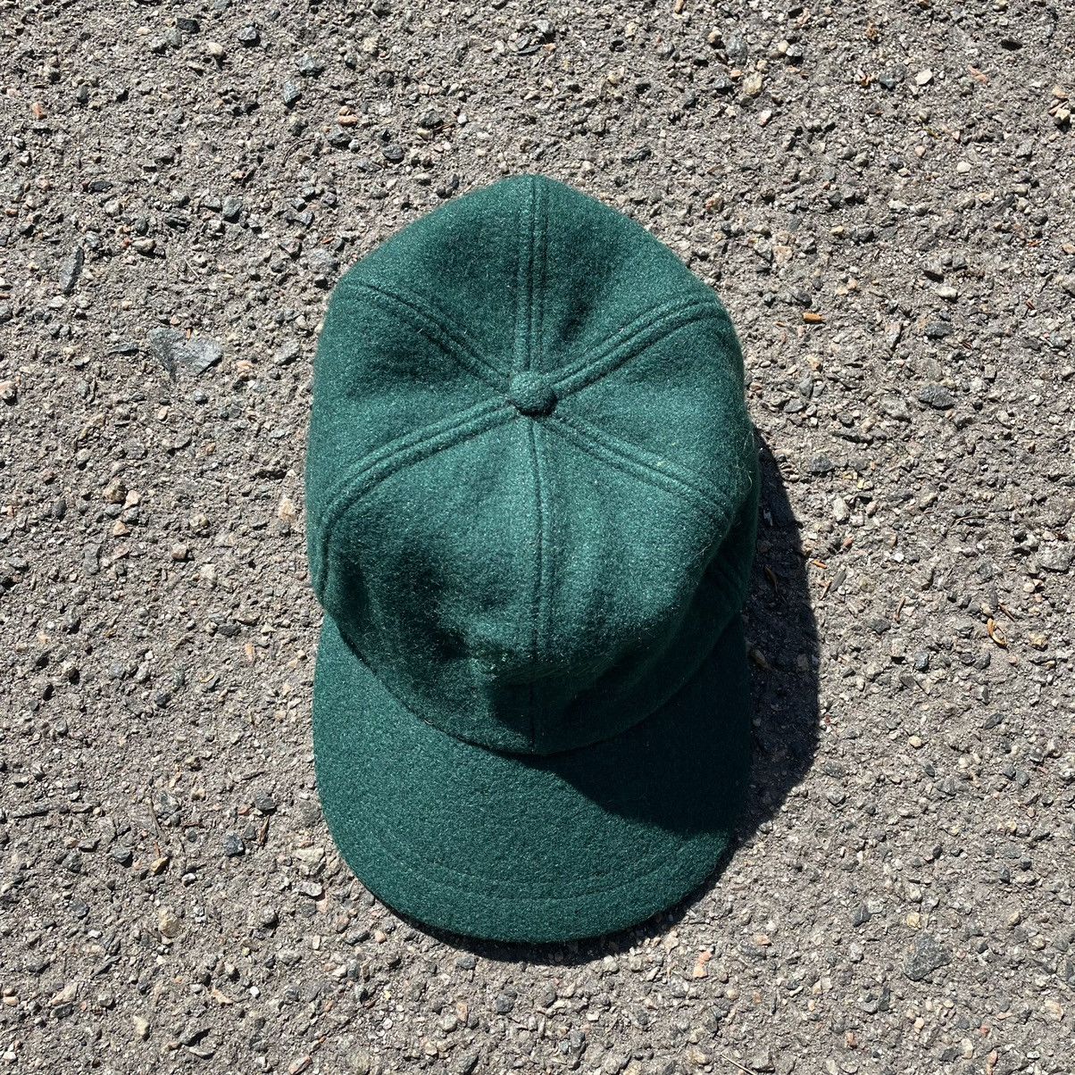Vintage Vintage 90s Bogner Wool Cap Hat Forest Green Wide Leg OS Size ONE SIZE - 4 Thumbnail