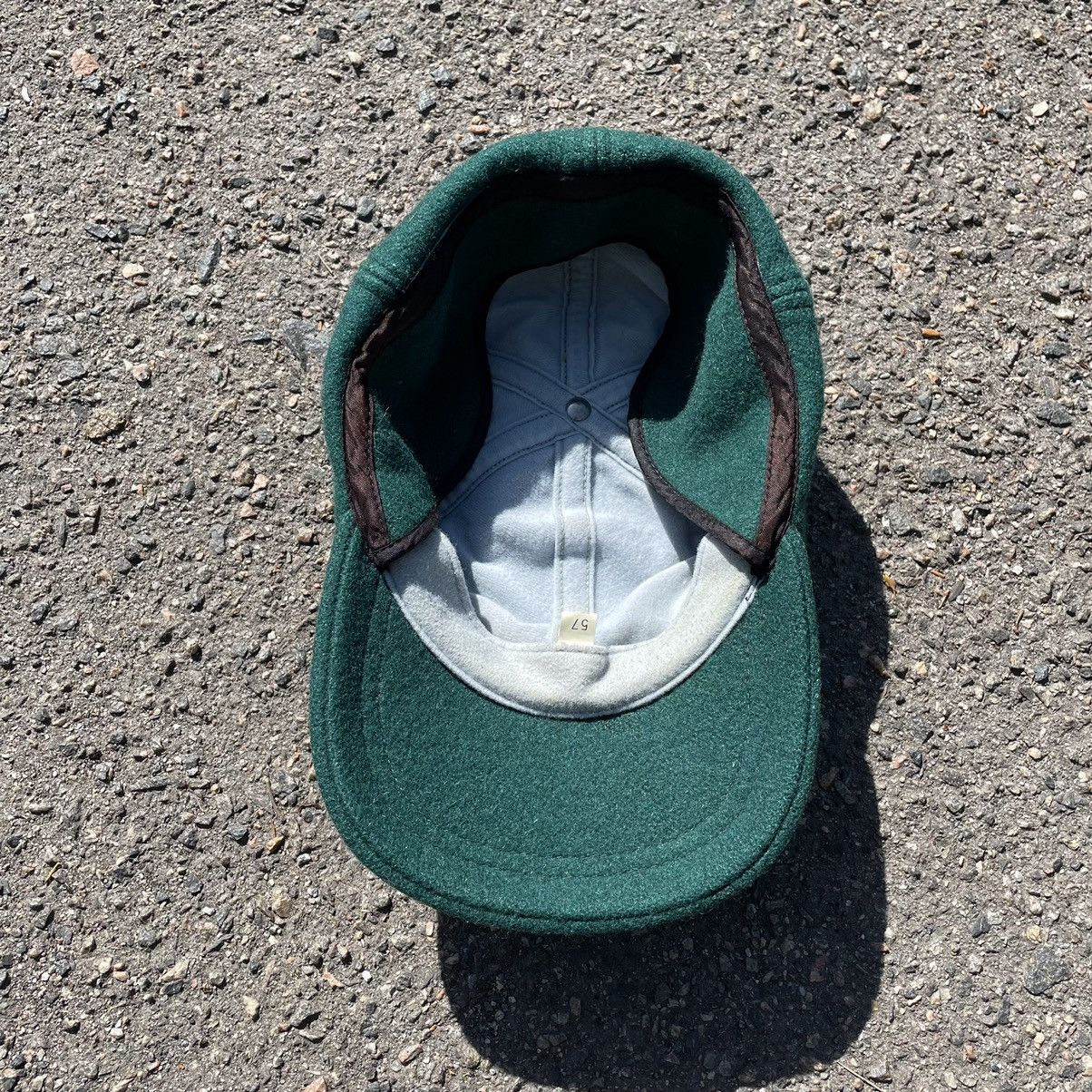 Vintage Vintage 90s Bogner Wool Cap Hat Forest Green Wide Leg OS Size ONE SIZE - 5 Thumbnail