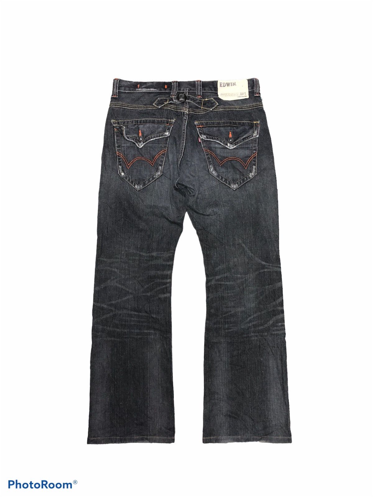 Edwin WASHED BLACK BOOTCUT EDWIN XVS DENIM Size US 34 / EU 50 - 2 Thumbnail