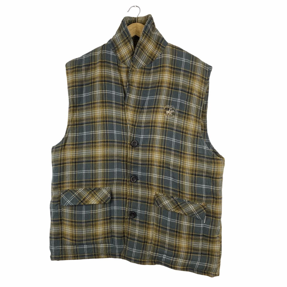 Beverly Hills Polo Club × Vintage Vintage BHPC Small Pony Casual Vest Jacket Sleeveless Size US L / EU 52-54 / 3 - 4 Thumbnail