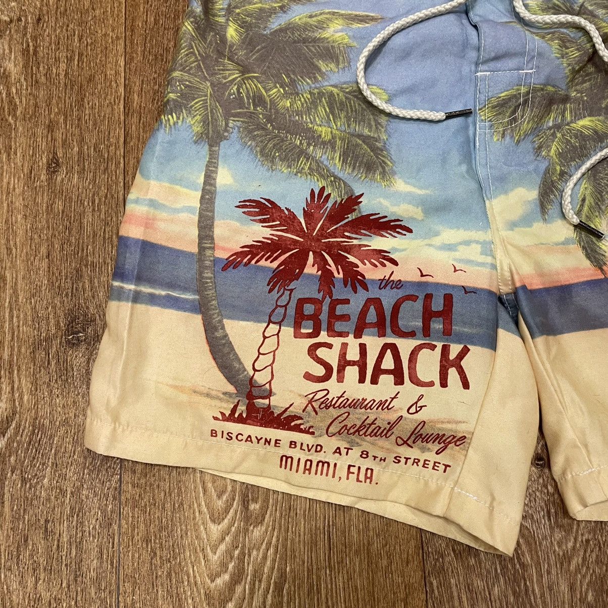 Vintage Vintage 90s Tropical Print Board Shorts Streetwear Summer 32 Size US 32 / EU 48 - 2 Thumbnail