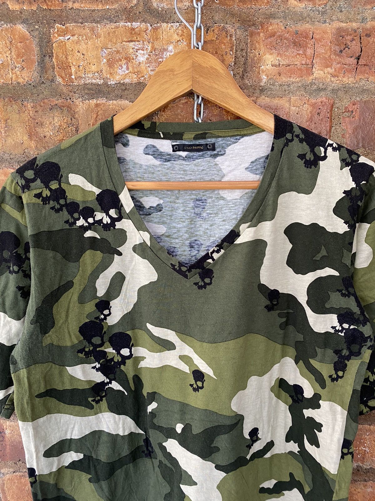 Isamu Katayama Backlash Stud Muffin Japan Skull and camo tee Size US M / EU 48-50 / 2 - 4 Thumbnail