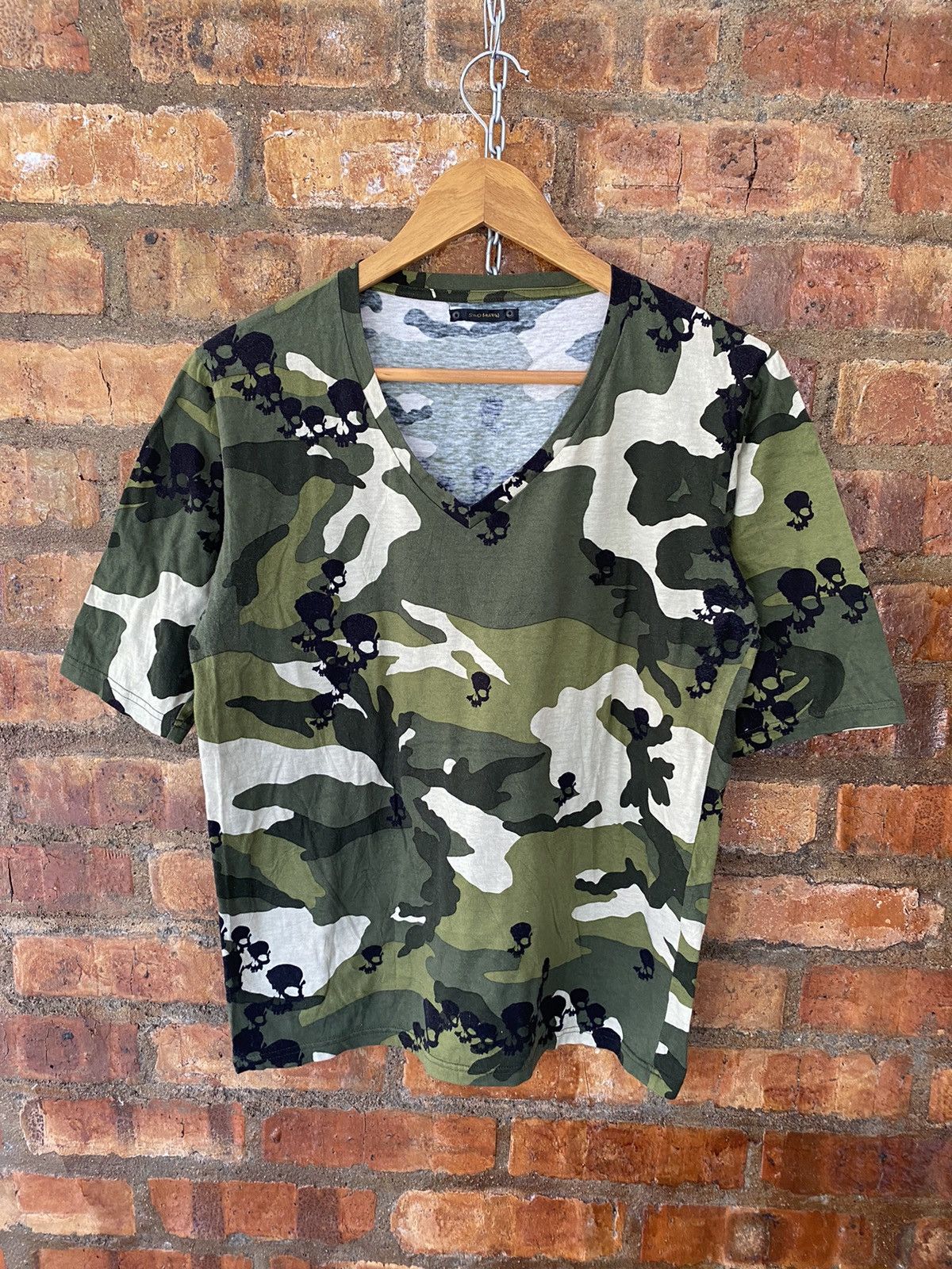 Isamu Katayama Backlash Stud Muffin Japan Skull and camo tee Size US M / EU 48-50 / 2 - 3 Thumbnail