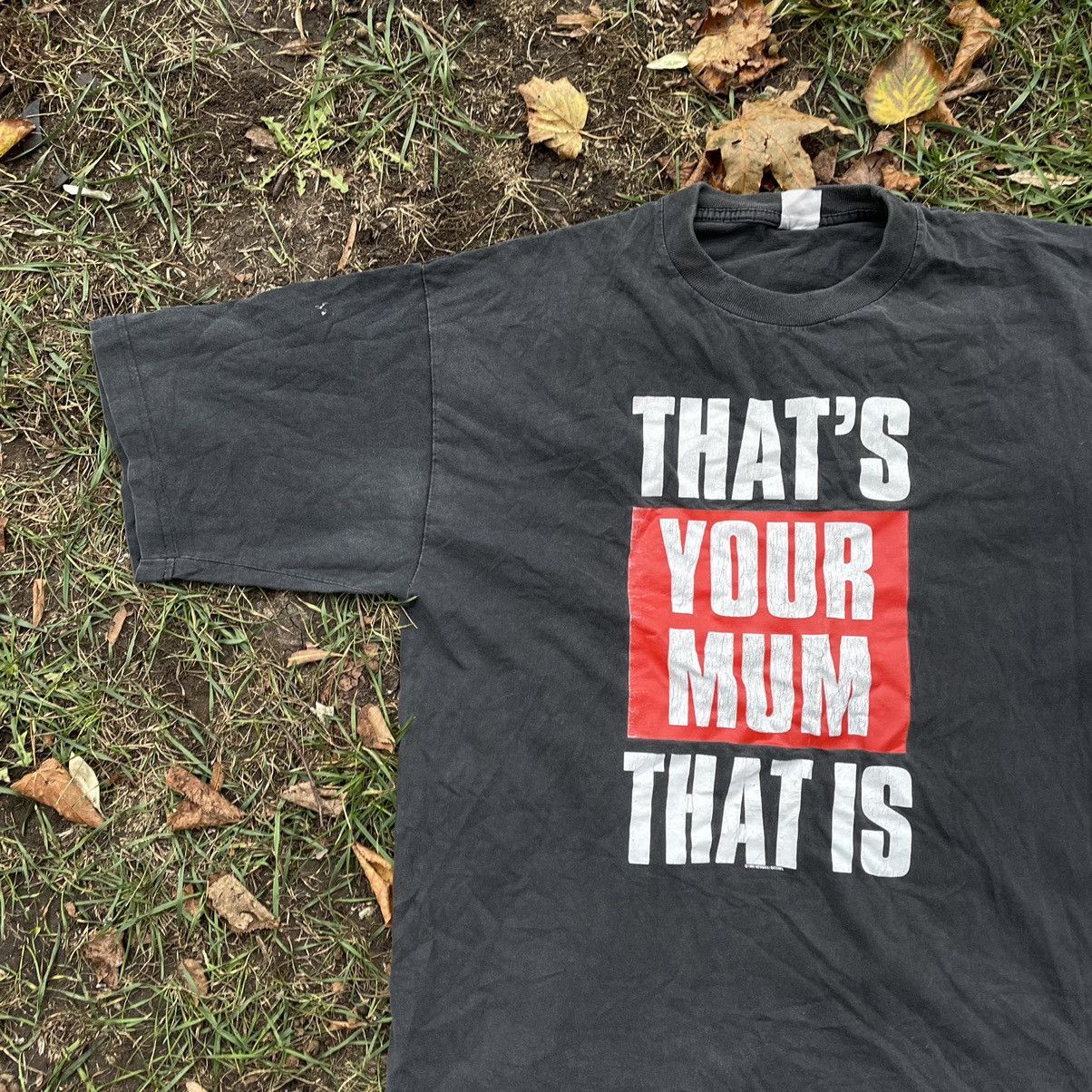 Vintage Vintage Y2K Faded Graphic Tee Humor Streetwear Tapered XL Size US XL / EU 56 / 4 - 4 Thumbnail