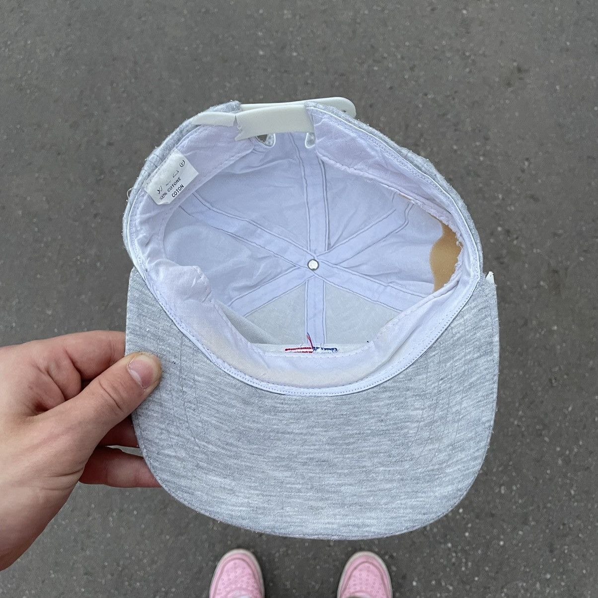 Vintage Vintage 90s Lee USA Cap Hat Americana Streetwear Slim OS Size ONE SIZE - 5 Thumbnail