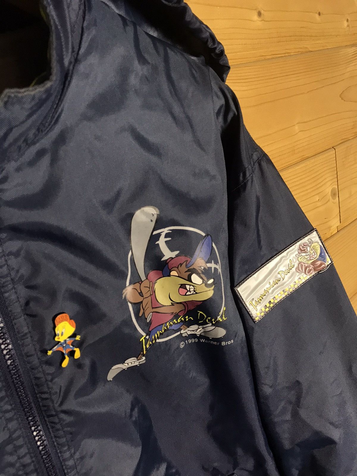 Vintage 1999 Vintage 90s Looney Tunes light jacket Size US L / EU 52-54 / 3 - 3 Thumbnail