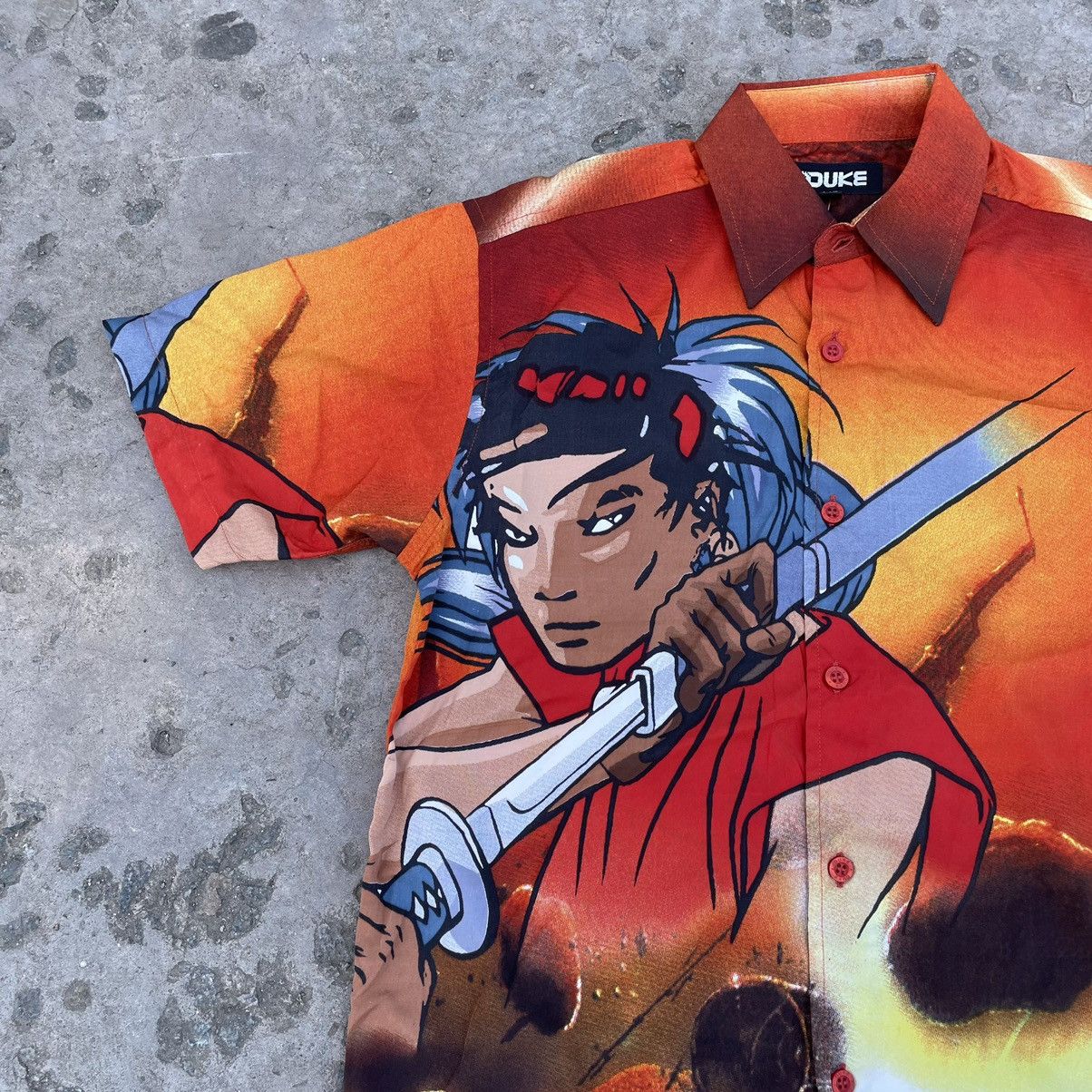 Vintage Vintage 90s Graphic Tee Japanese Anime Streetwear Orange S Size US S / EU 44-46 / 1 - 3 Thumbnail