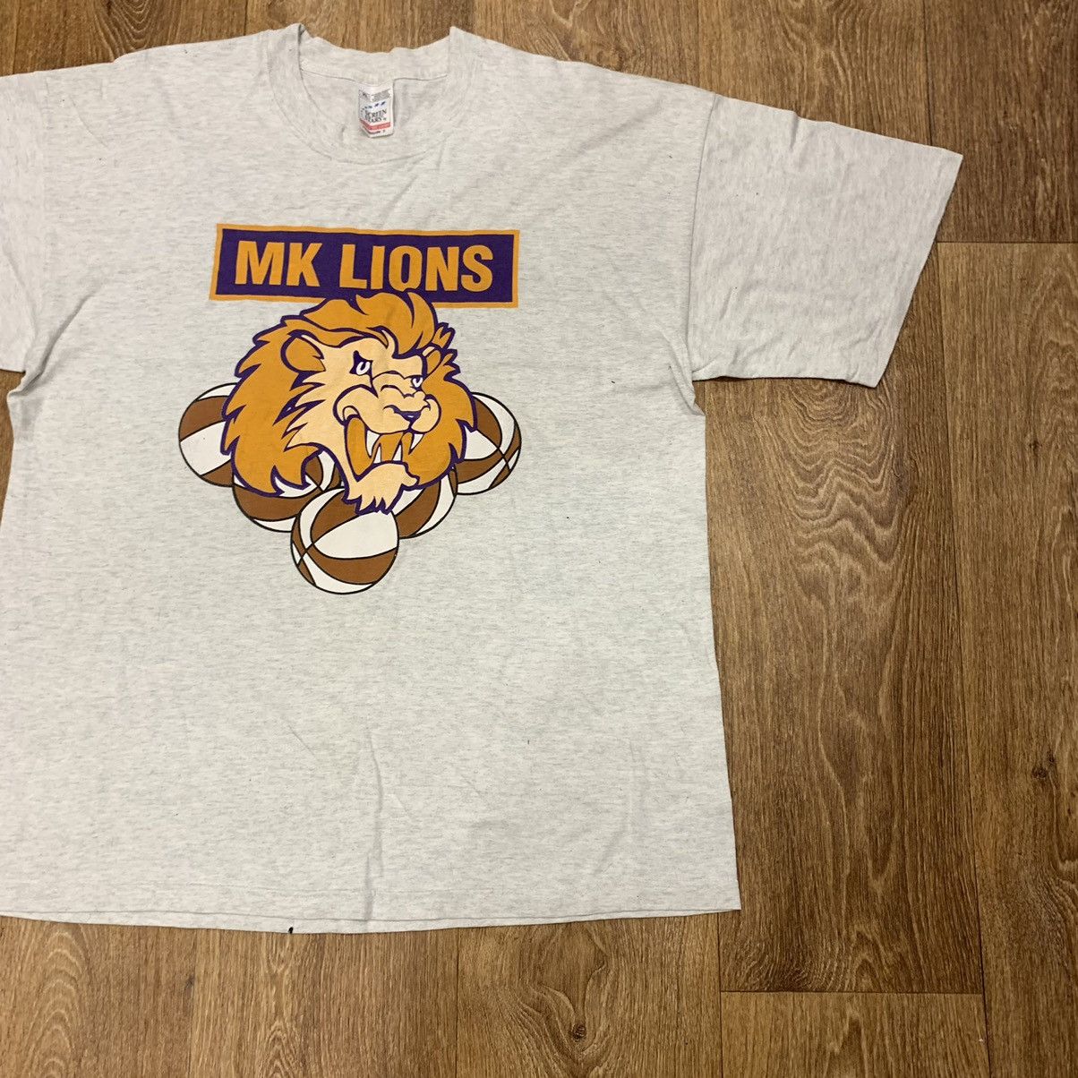 Vintage Vintage 90s MK Lions Faded Graphic Tee Skate Oversized XL Size US XL / EU 56 / 4 - 3 Thumbnail