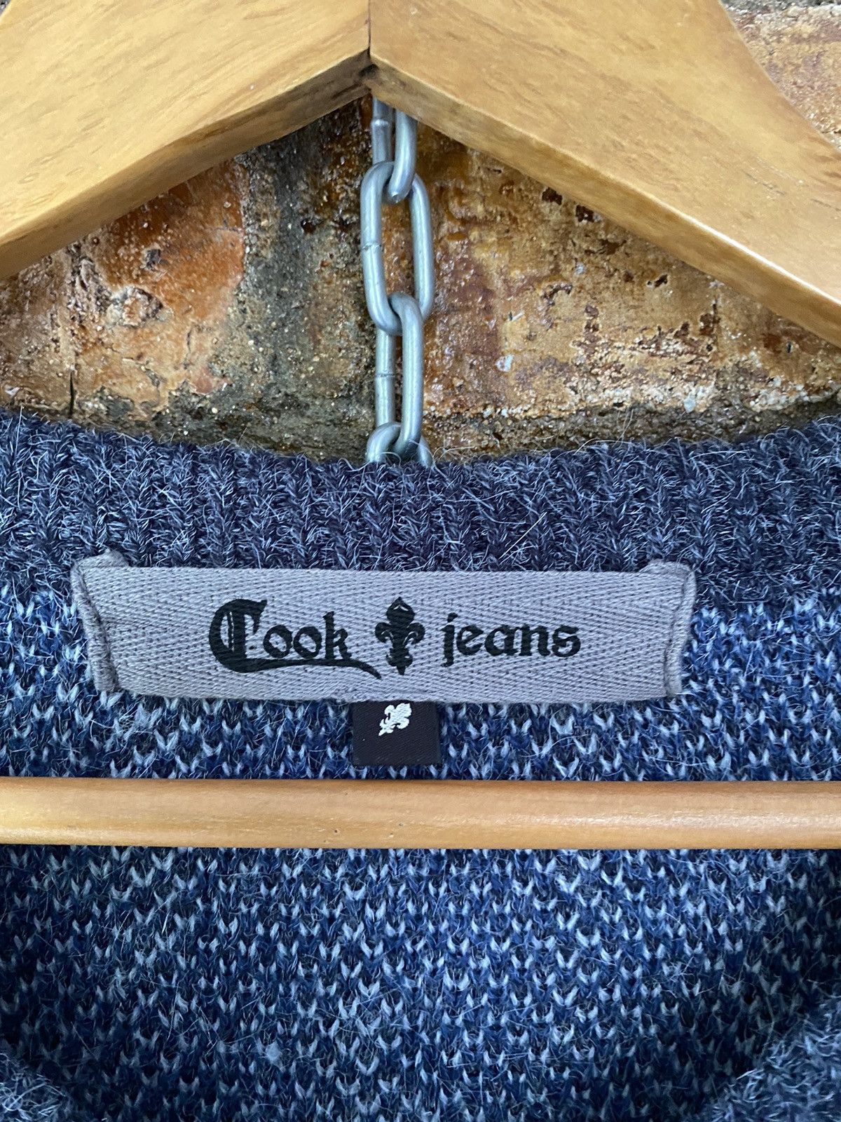 Japanese Brand Cook Japan cross mohair jacquard knit Size US L / EU 52-54 / 3 - 8 Thumbnail