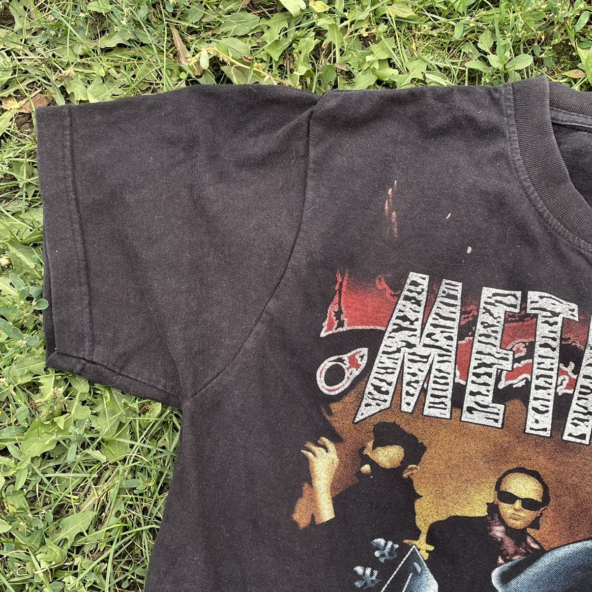 Vintage Vintage Y2K Metallica Band Graphic Tee Rave Goth Worn In M Size US M / EU 48-50 / 2 - 5 Thumbnail