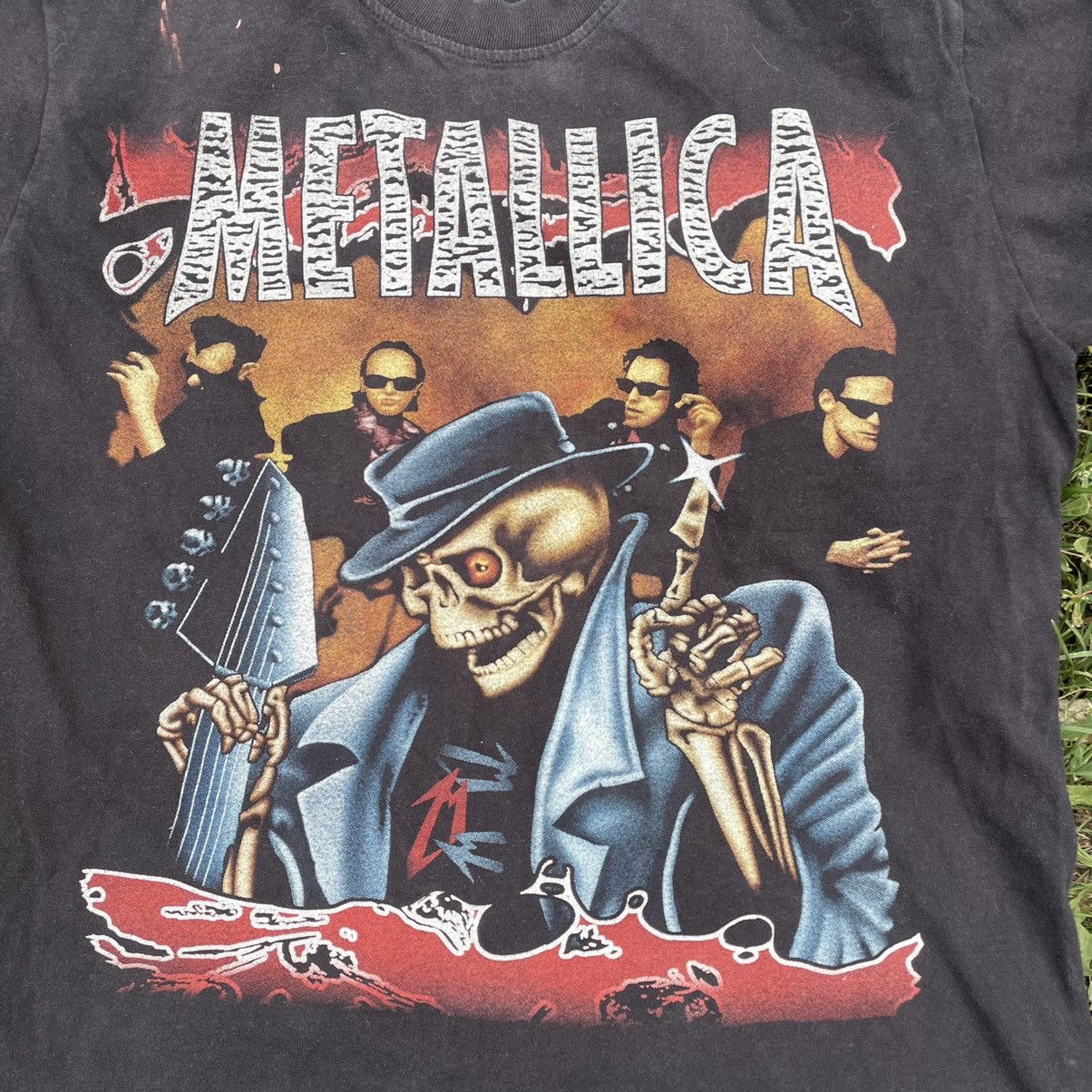 Vintage Vintage Y2K Metallica Band Graphic Tee Rave Goth Worn In M Size US M / EU 48-50 / 2 - 4 Thumbnail