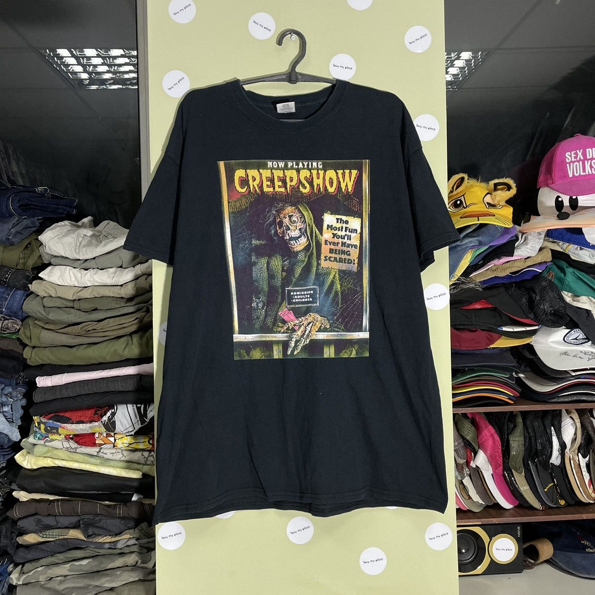 Vintage Vintage Y2K Creepshow Horror Graphic Tee Grunge Black Boxy L Size US L / EU 52-54 / 3 - 2 Thumbnail