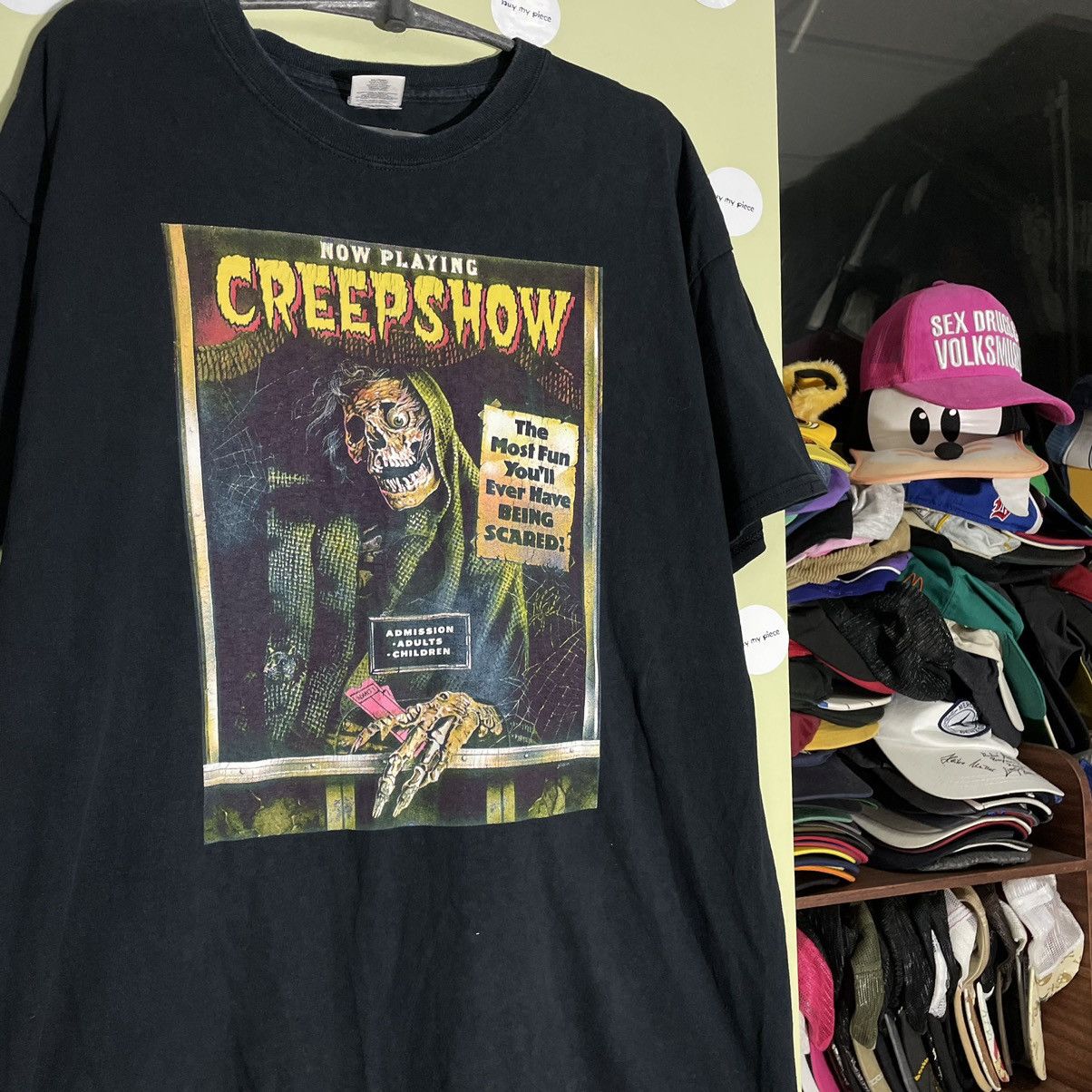Vintage Vintage Y2K Creepshow Horror Graphic Tee Grunge Black Boxy L Size US L / EU 52-54 / 3 - 1 Thumbnail