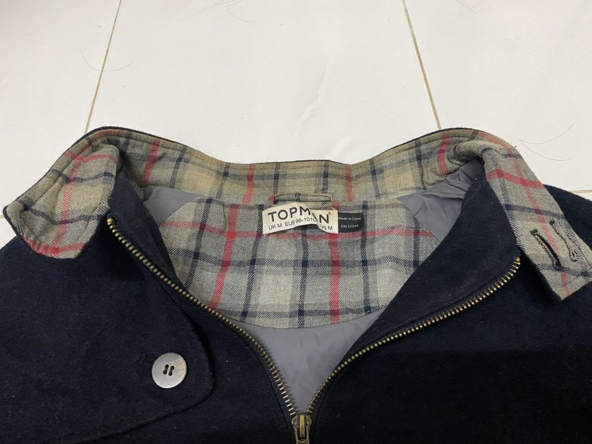 Topman TOPMAN Casual Fashion Designer Wool Bomber Jacket Size US M / EU 48-50 / 2 - 9 Thumbnail